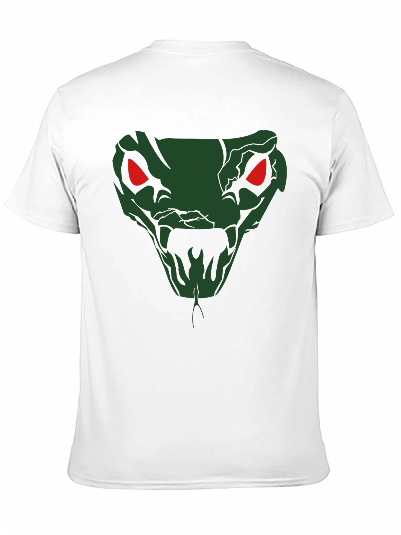 Venomous Snake Graphic T-Shirt - Mens Black Tee