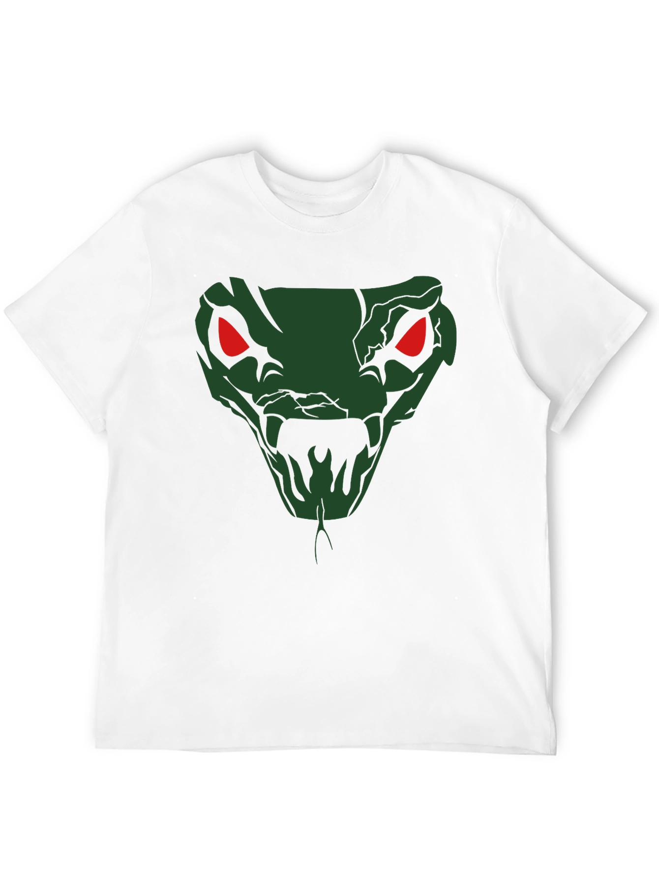 Venomous Snake Graphic T-Shirt - Mens Black Tee