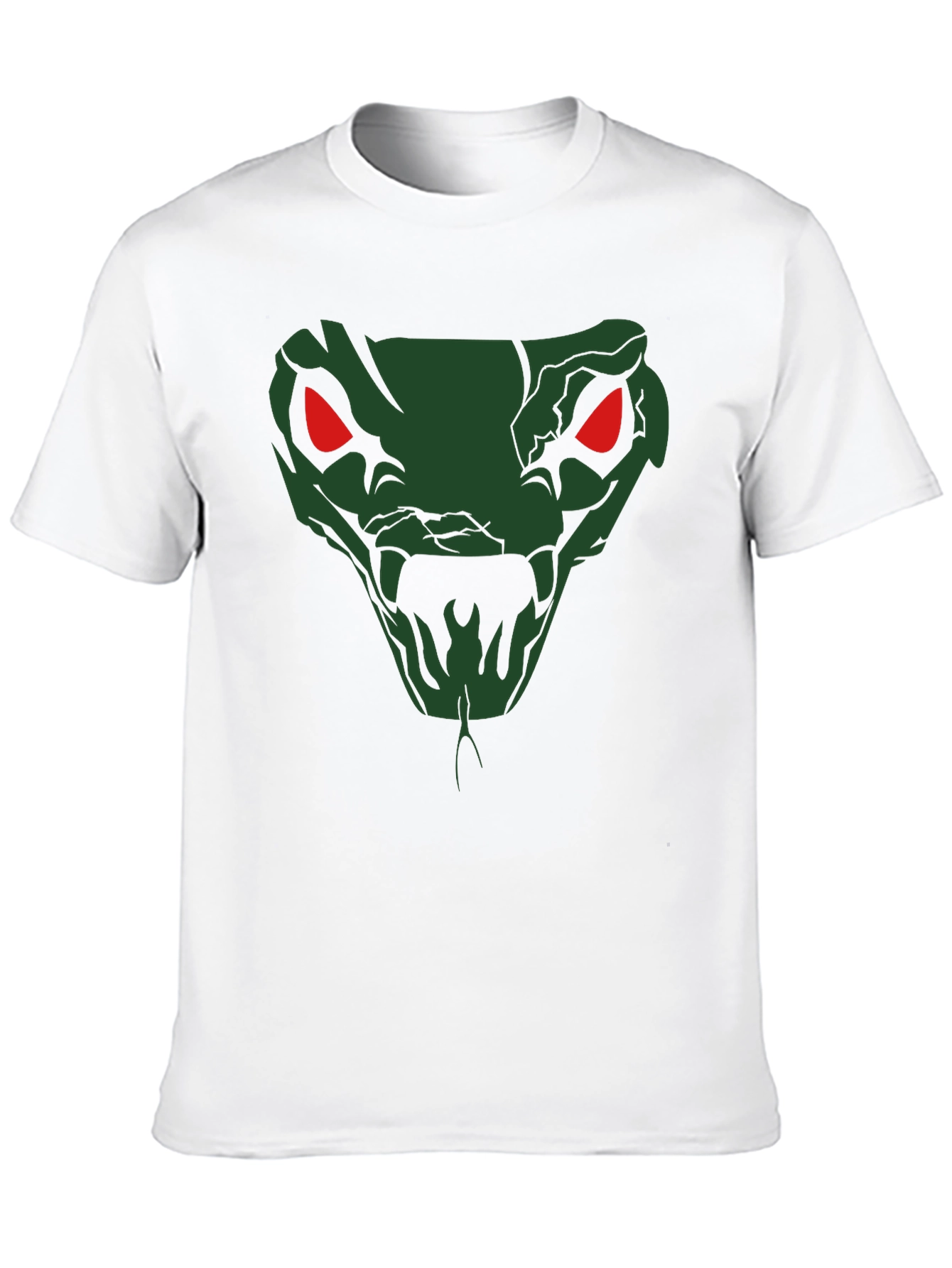 Venomous Snake Graphic T-Shirt - Mens Black Tee