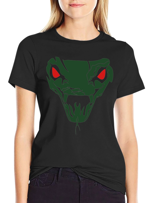 Venomous Snake Graphic T-Shirt - Mens Black Tee