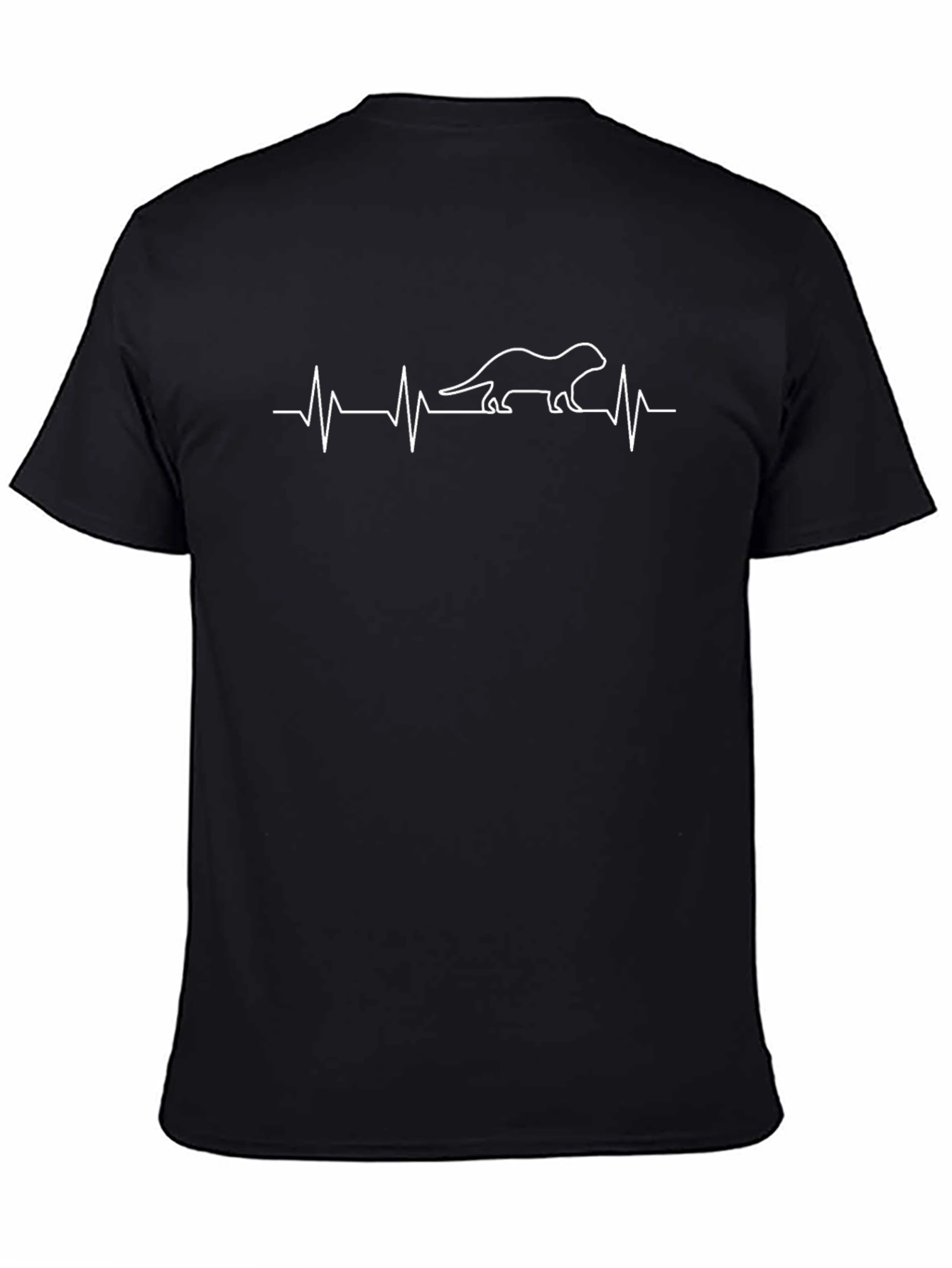 Otter Heartbeat T-Shirt - Unique Animal Lover Tee