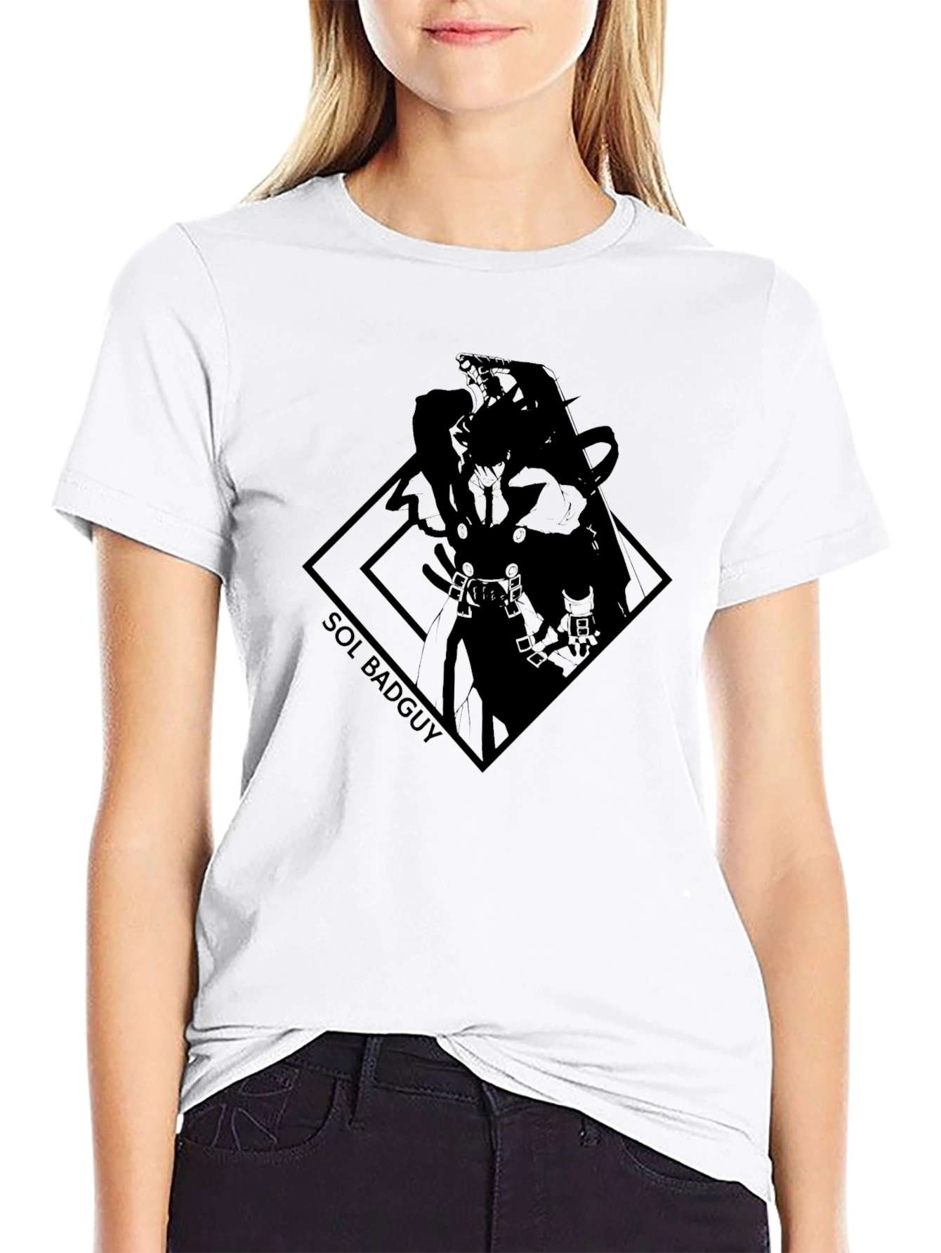 Sol Badguy Black Tee - Anime Inspired Graphic T-Shirt