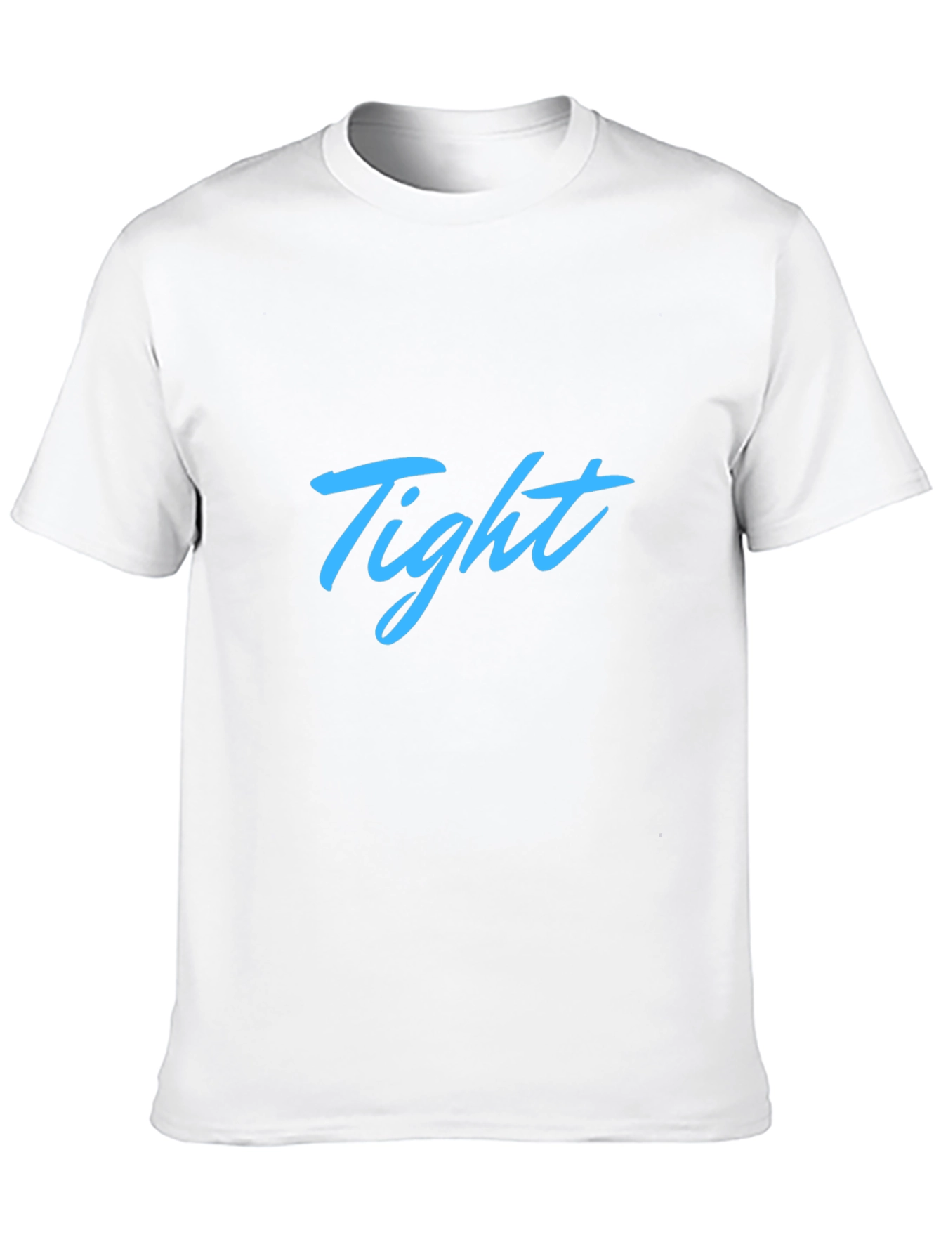 Mens Black Tight Graphic T-Shirt