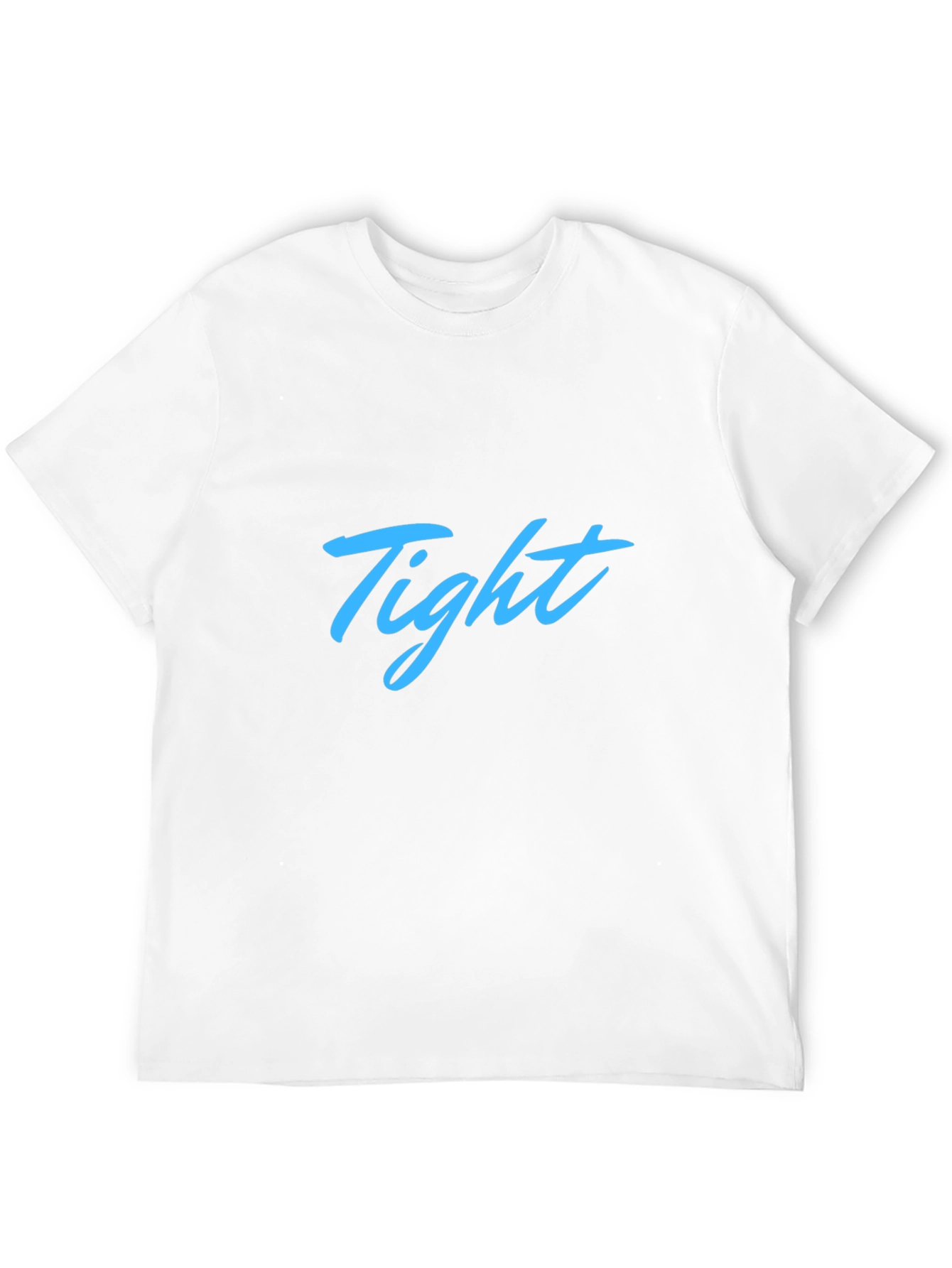 Mens Black Tight Graphic T-Shirt