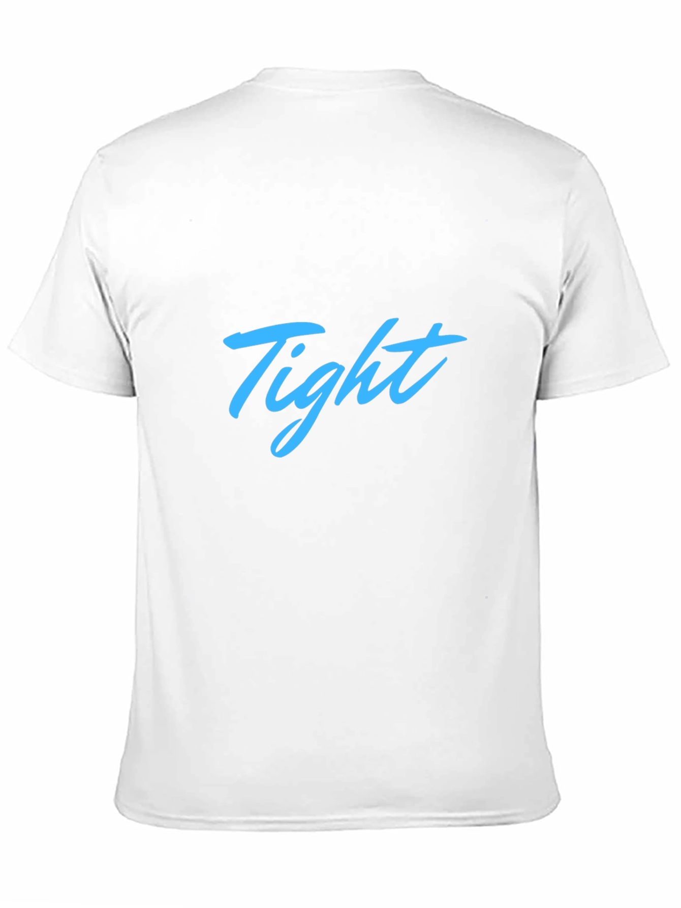 Mens Black Tight Graphic T-Shirt
