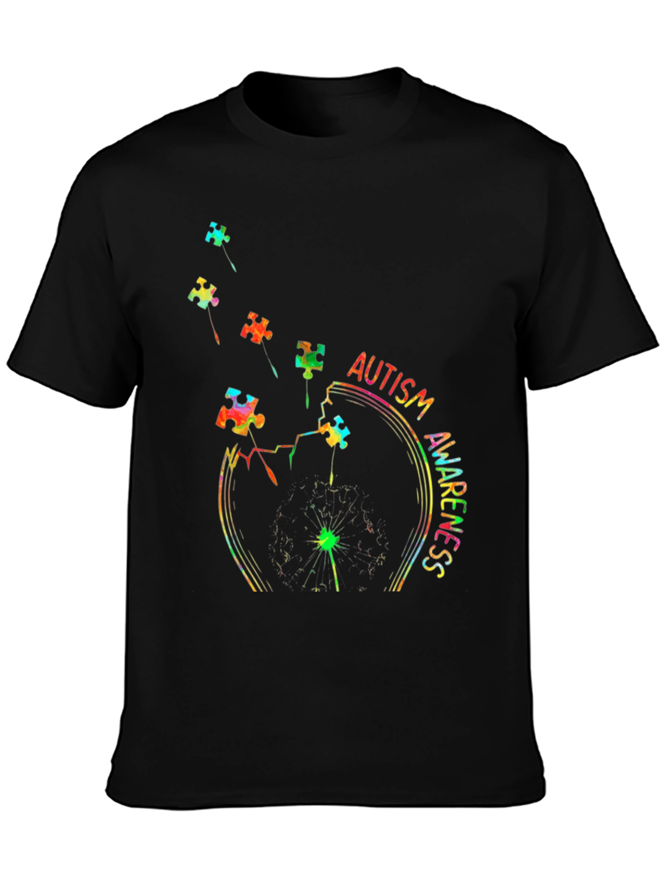 Autism Awareness Puzzle Piece Graphic Tee