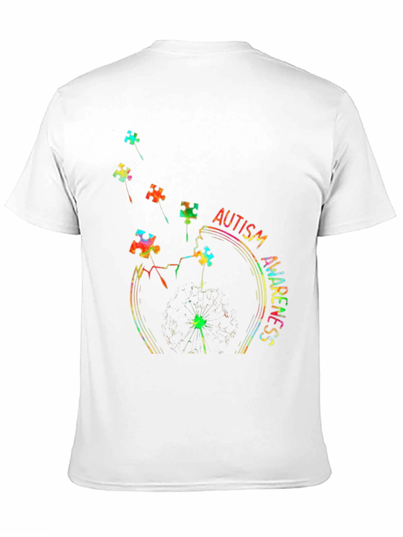 Autism Awareness Puzzle Piece Graphic Tee