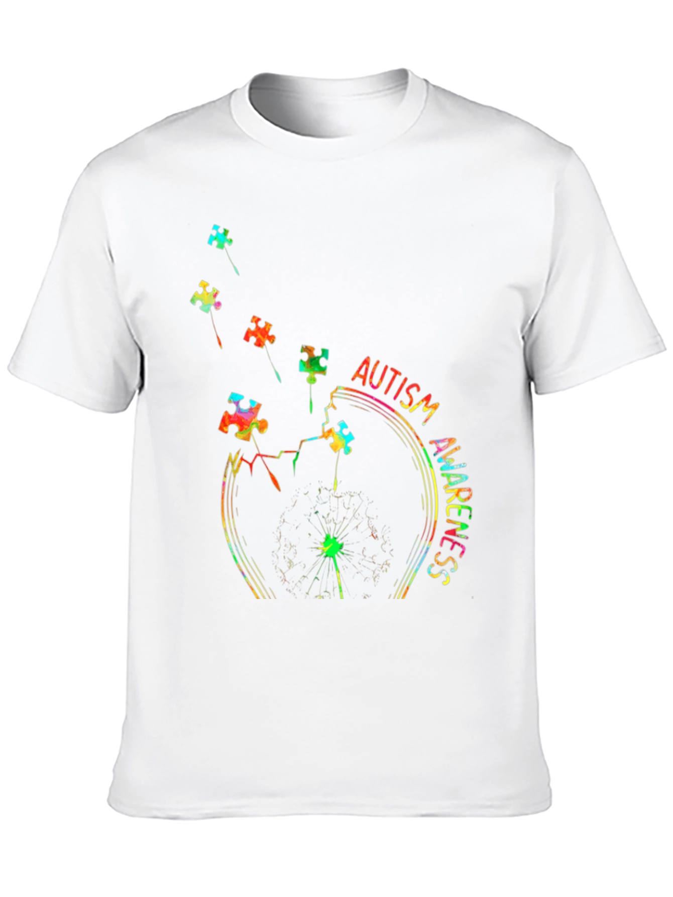 Autism Awareness Puzzle Piece Graphic Tee