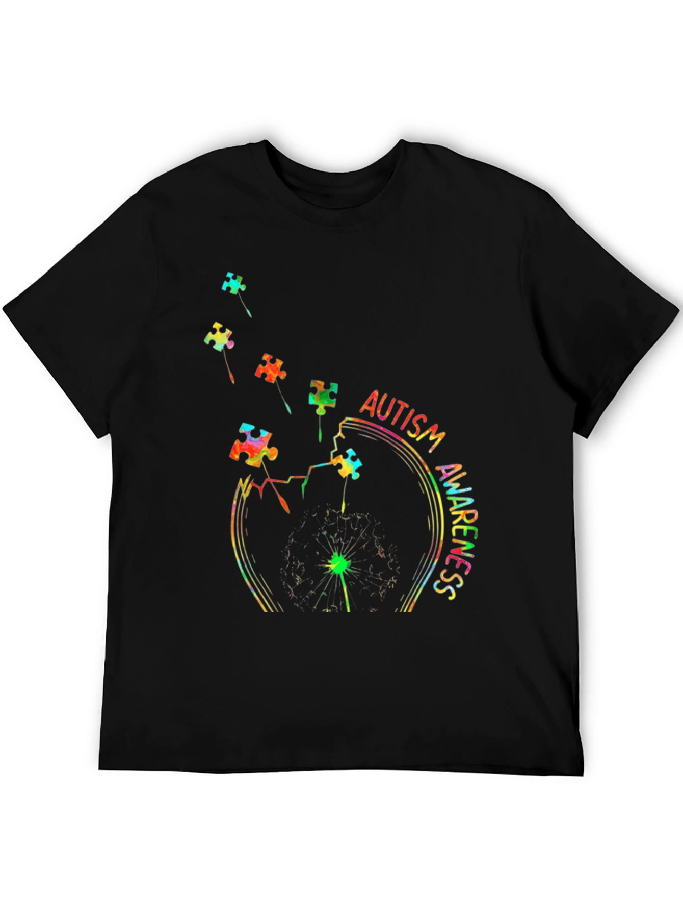 Autism Awareness Puzzle Piece Graphic Tee