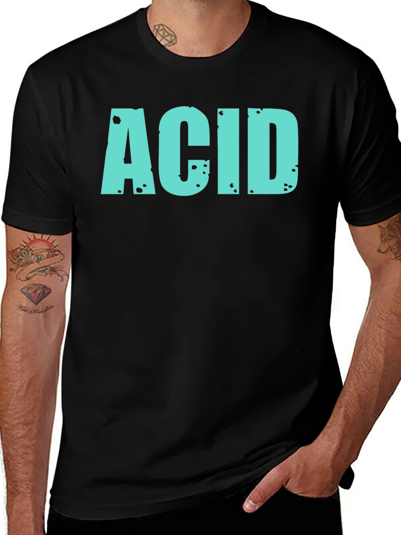 Acid Graphic Tee - Cool Grunge Style Shirt