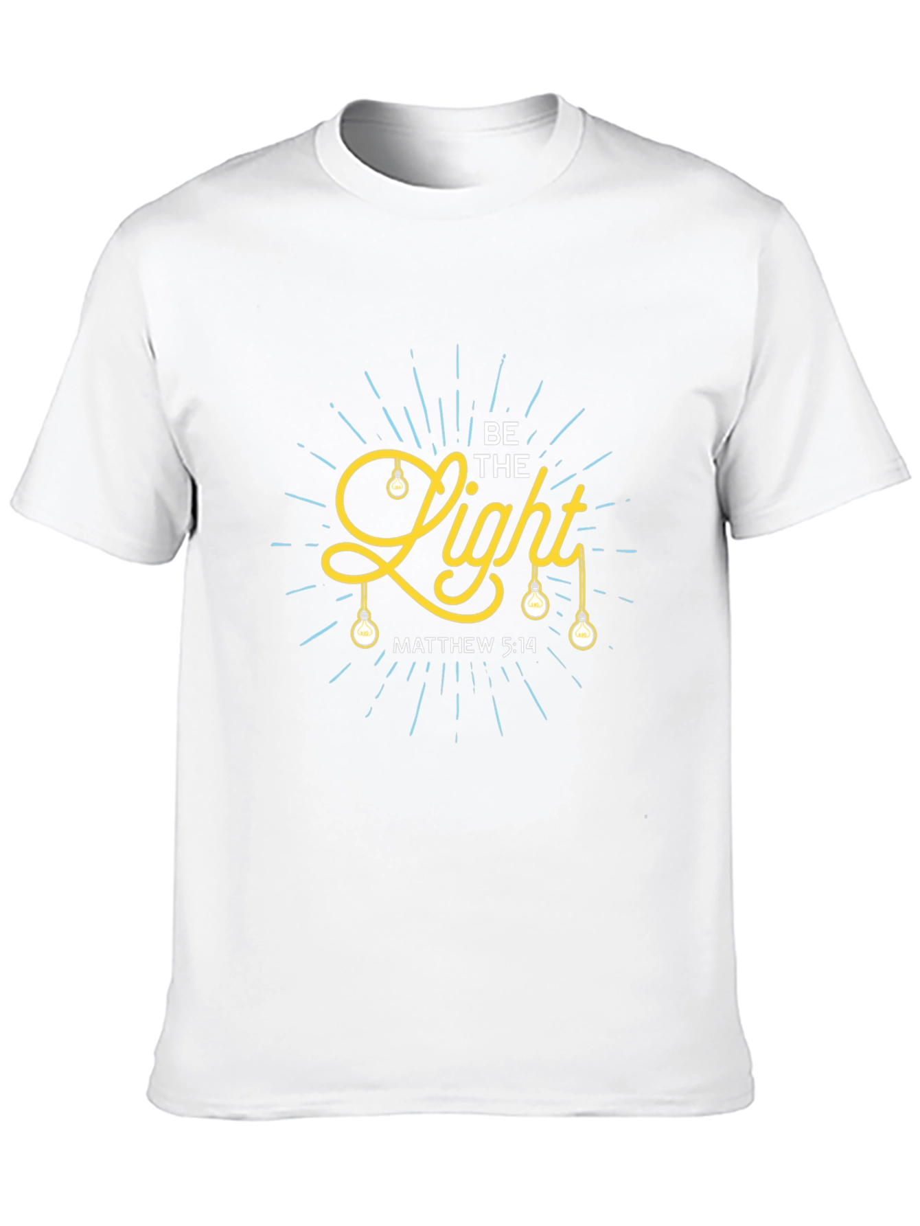 Be The Light Graphic T-Shirt Christian Apparel