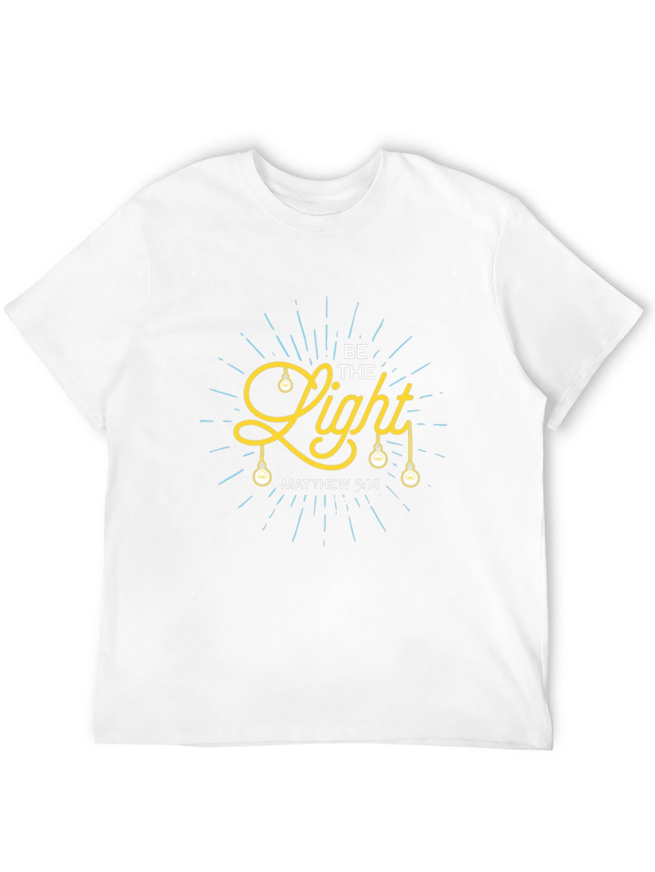 Be The Light Graphic T-Shirt Christian Apparel