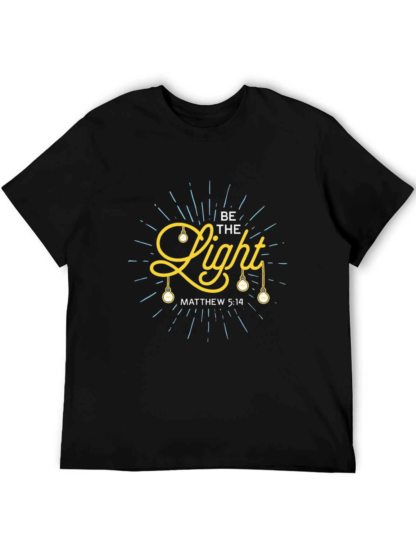 Be The Light Graphic T-Shirt Christian Apparel