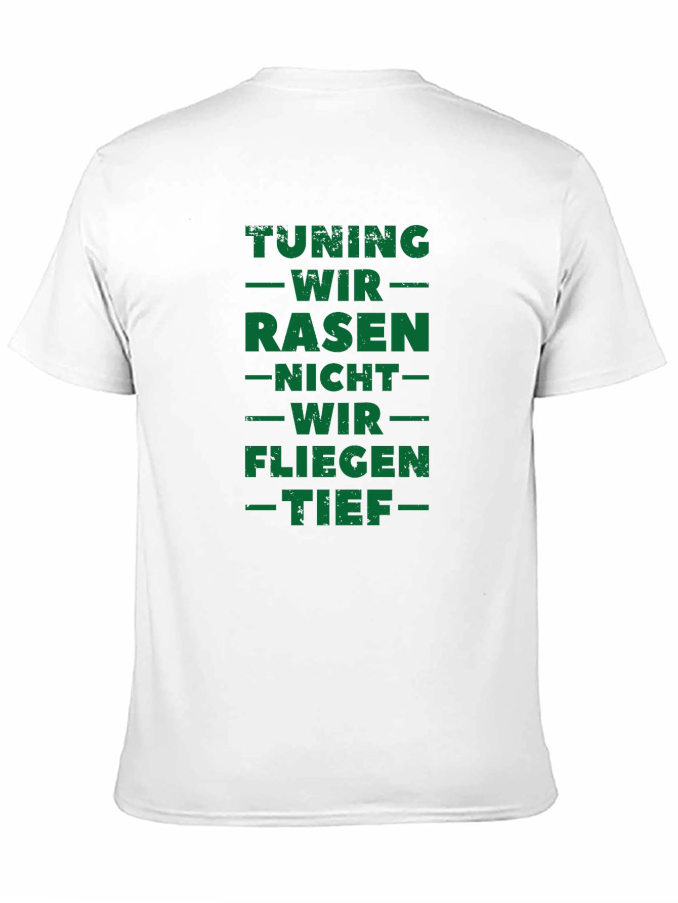 Tuning Wir Rasen Fun Black T-Shirt