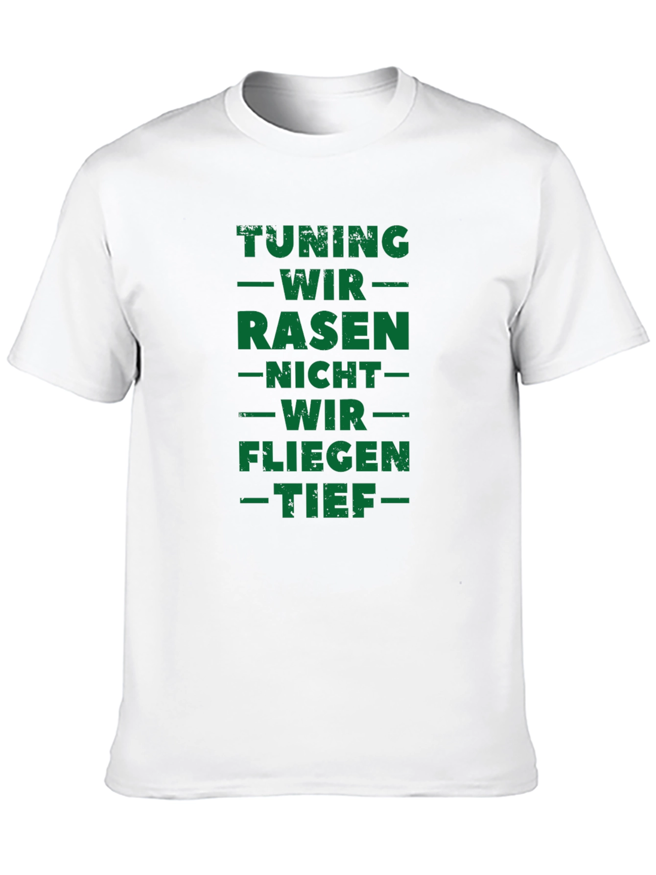 Tuning Wir Rasen Fun Black T-Shirt