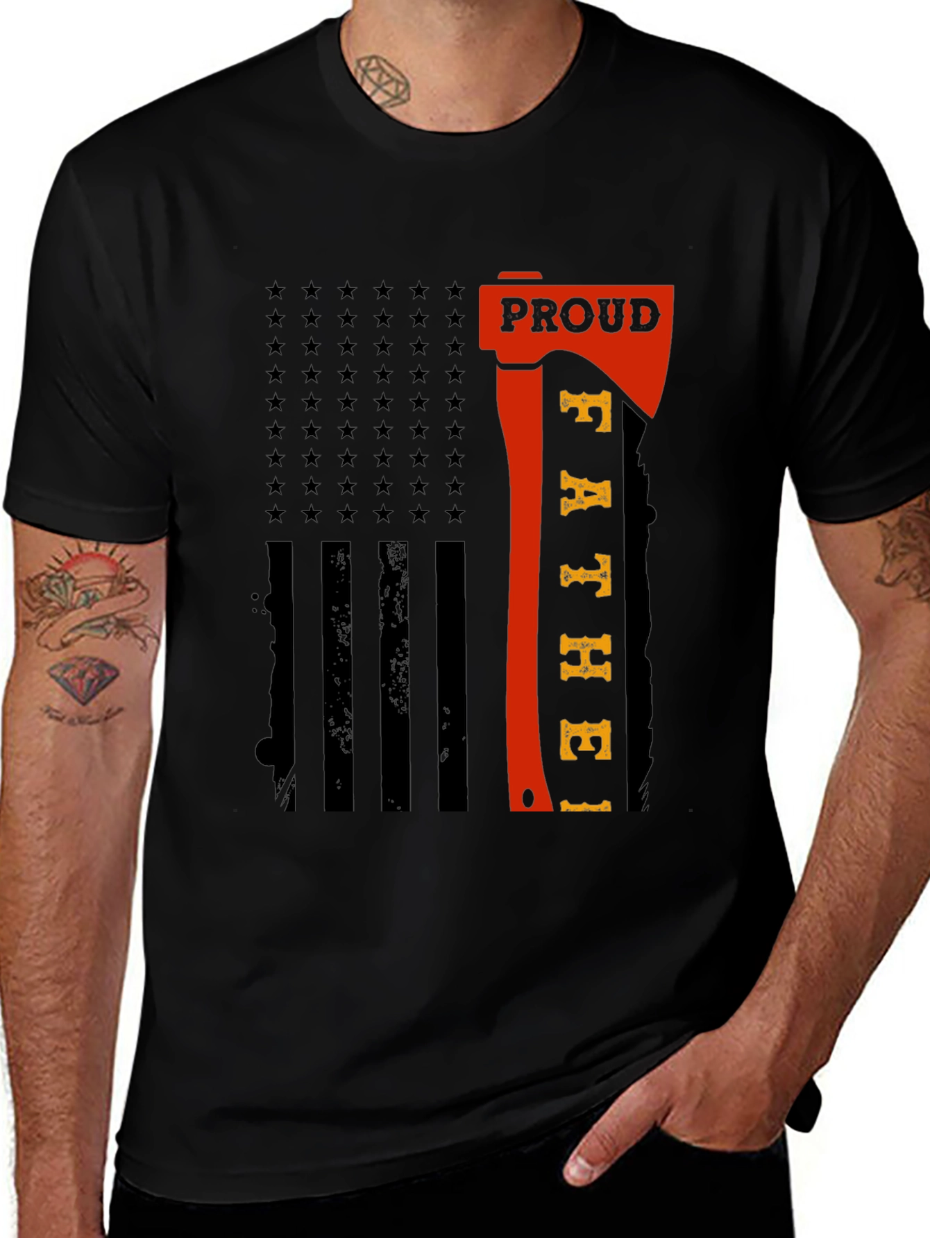 Proud Father Axe T-Shirt