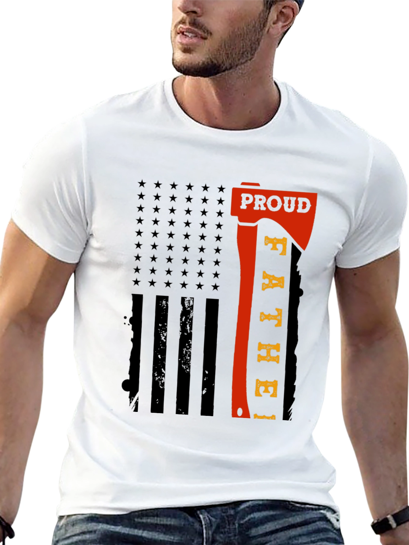 Proud Father Axe T-Shirt