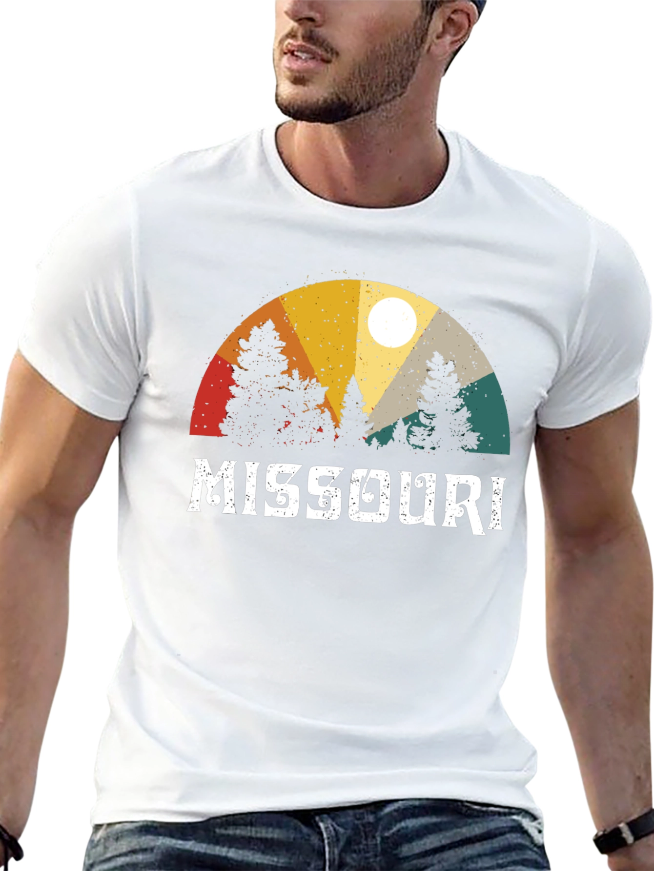 Missouri Nature T-Shirt Retro Style Design