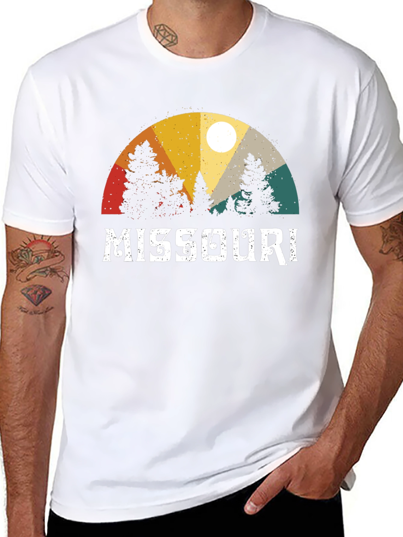 Missouri Nature T-Shirt Retro Style Design