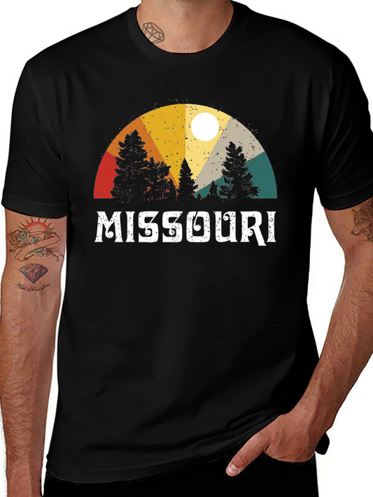 Missouri Nature T-Shirt Retro Style Design
