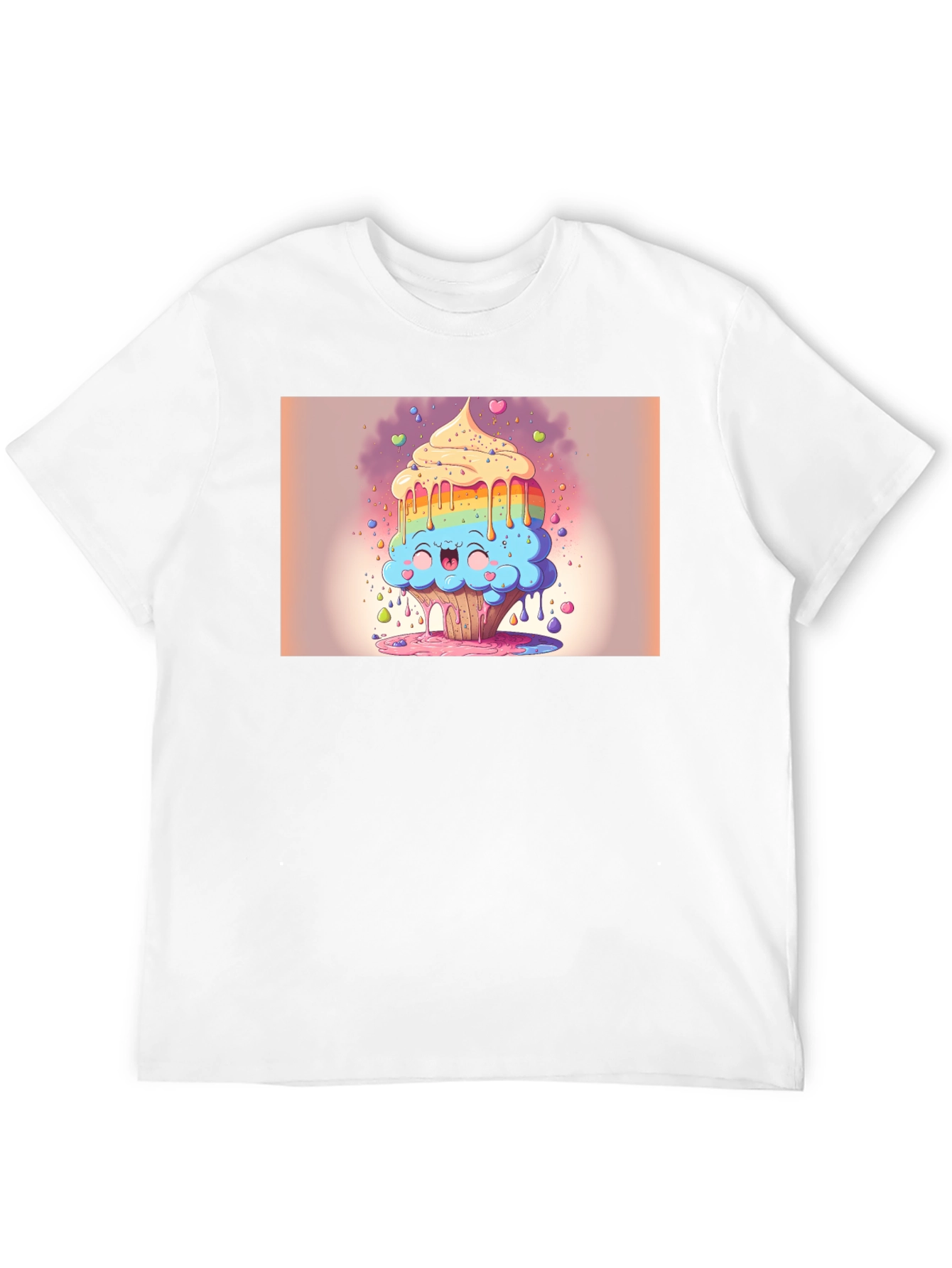 Rainbow Cupcake T-Shirt - Sweet Treat Style!