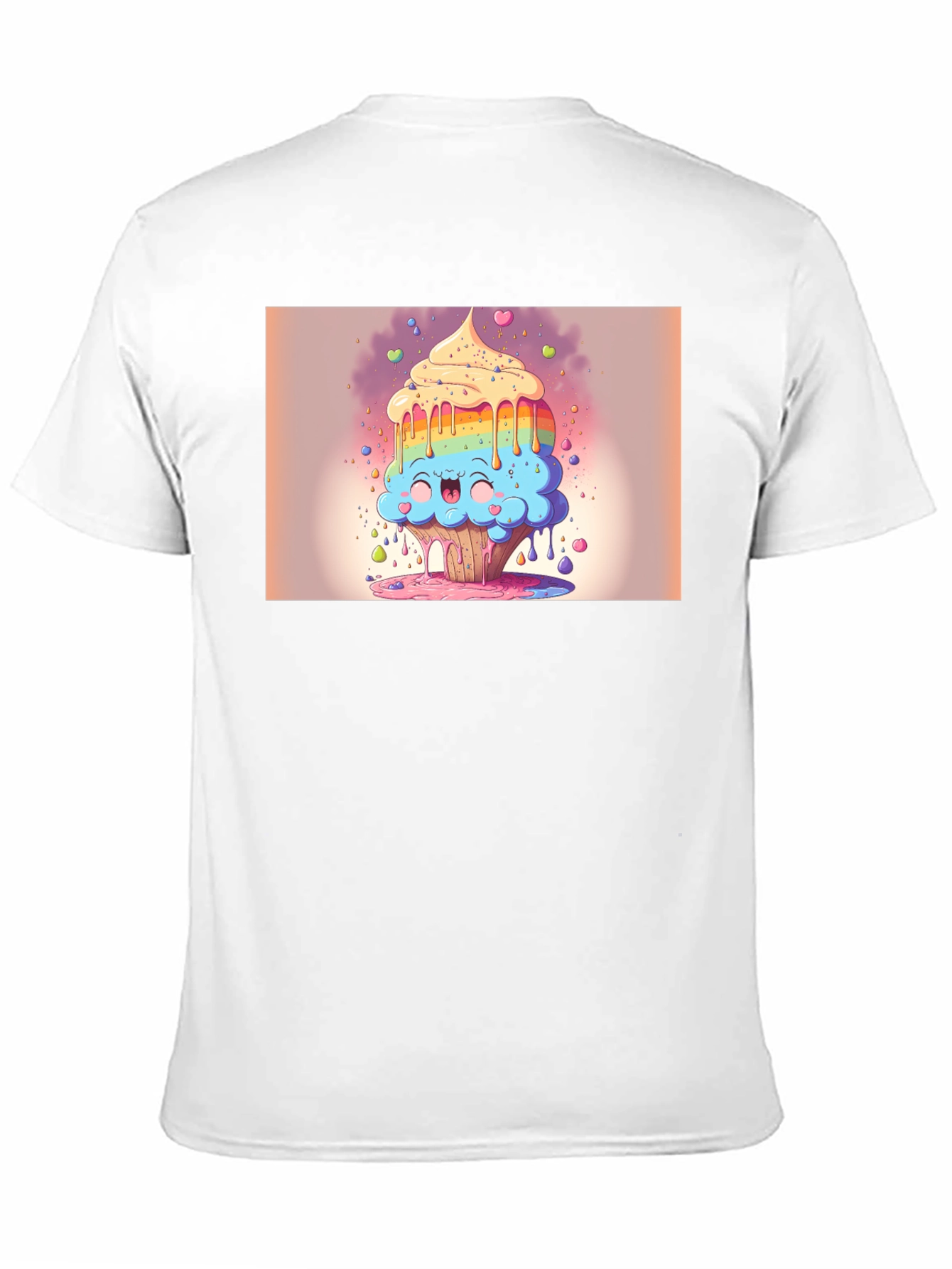 Rainbow Cupcake T-Shirt - Sweet Treat Style!