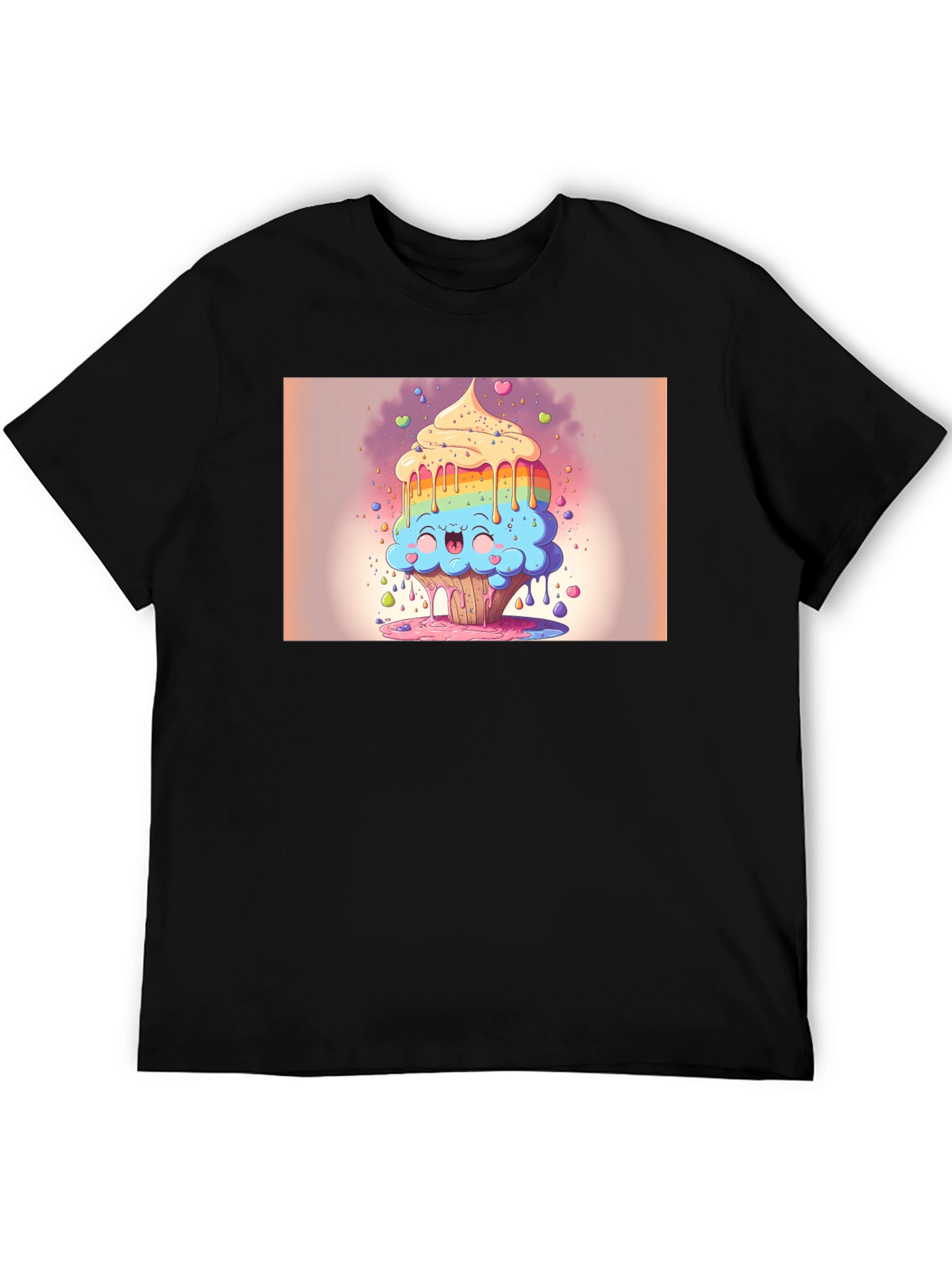 Rainbow Cupcake T-Shirt - Sweet Treat Style!
