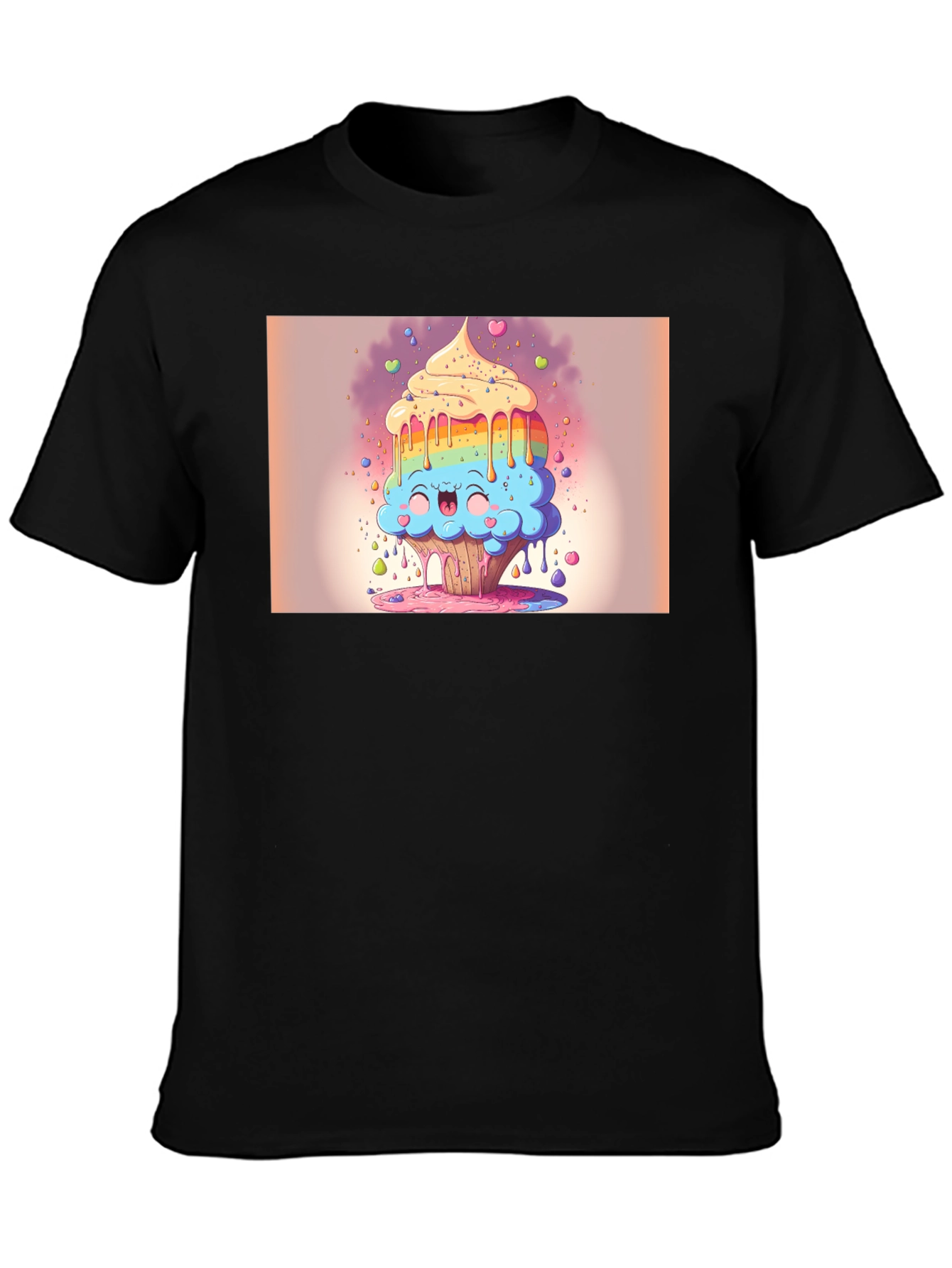 Rainbow Cupcake T-Shirt - Sweet Treat Style!