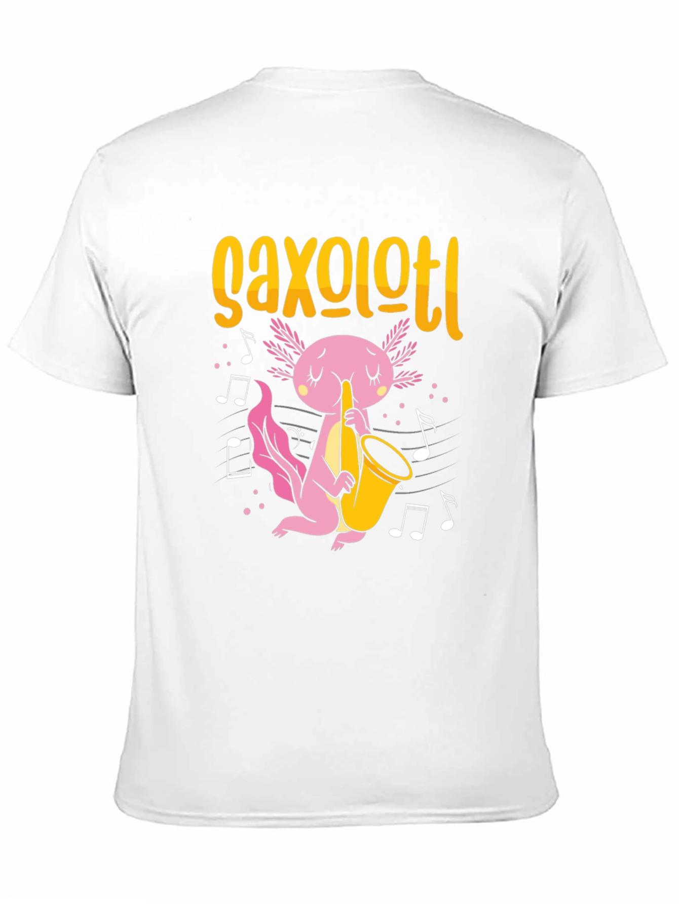 Axolotl Saxophone T-Shirt - Black