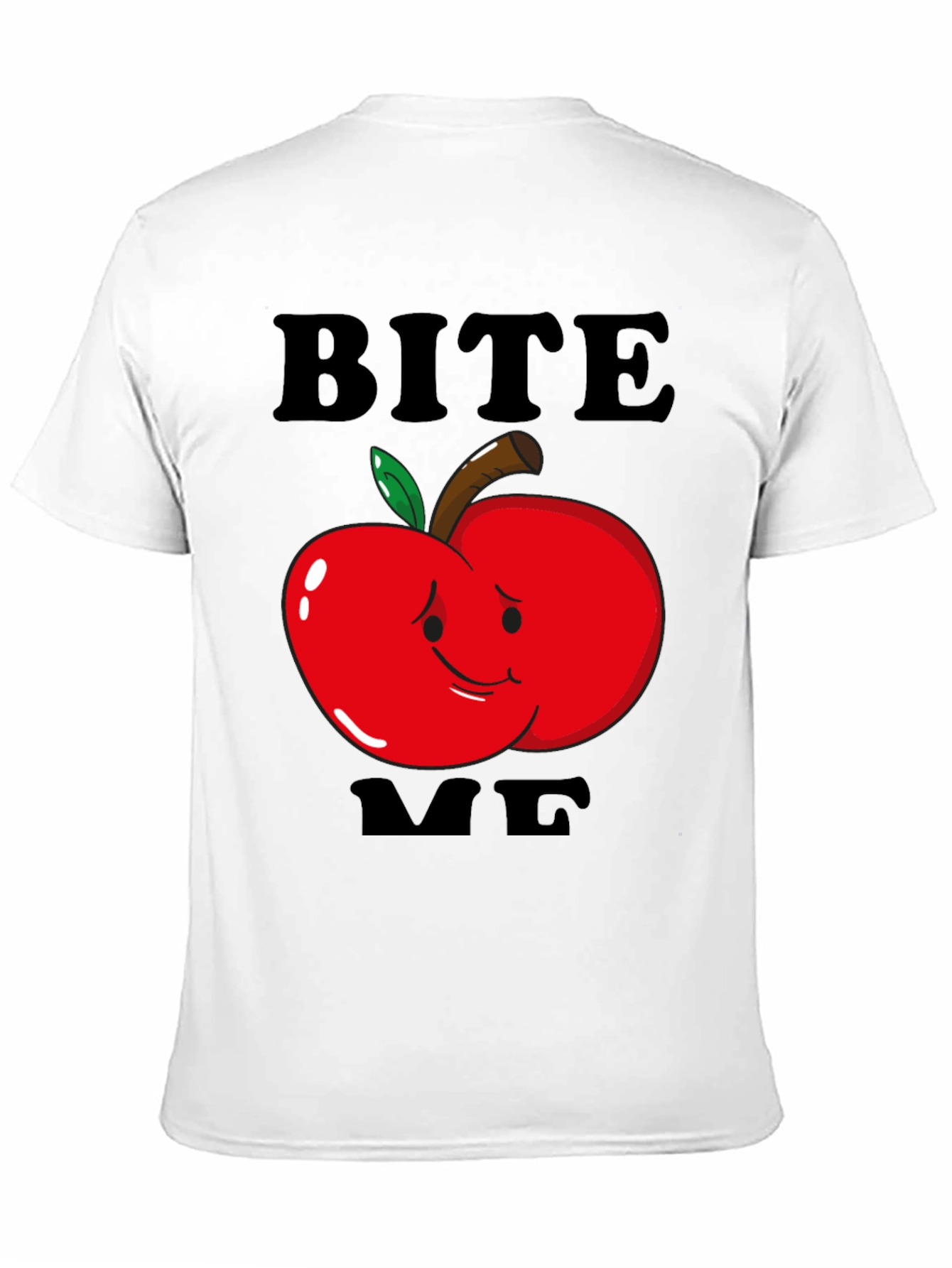 Bite Me Apple Graphic T-Shirt