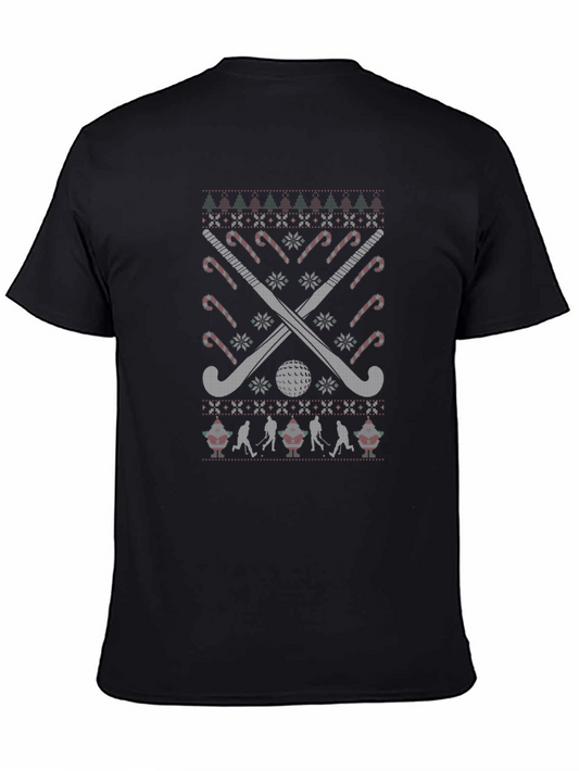 Festive Hockey Christmas T-Shirt
