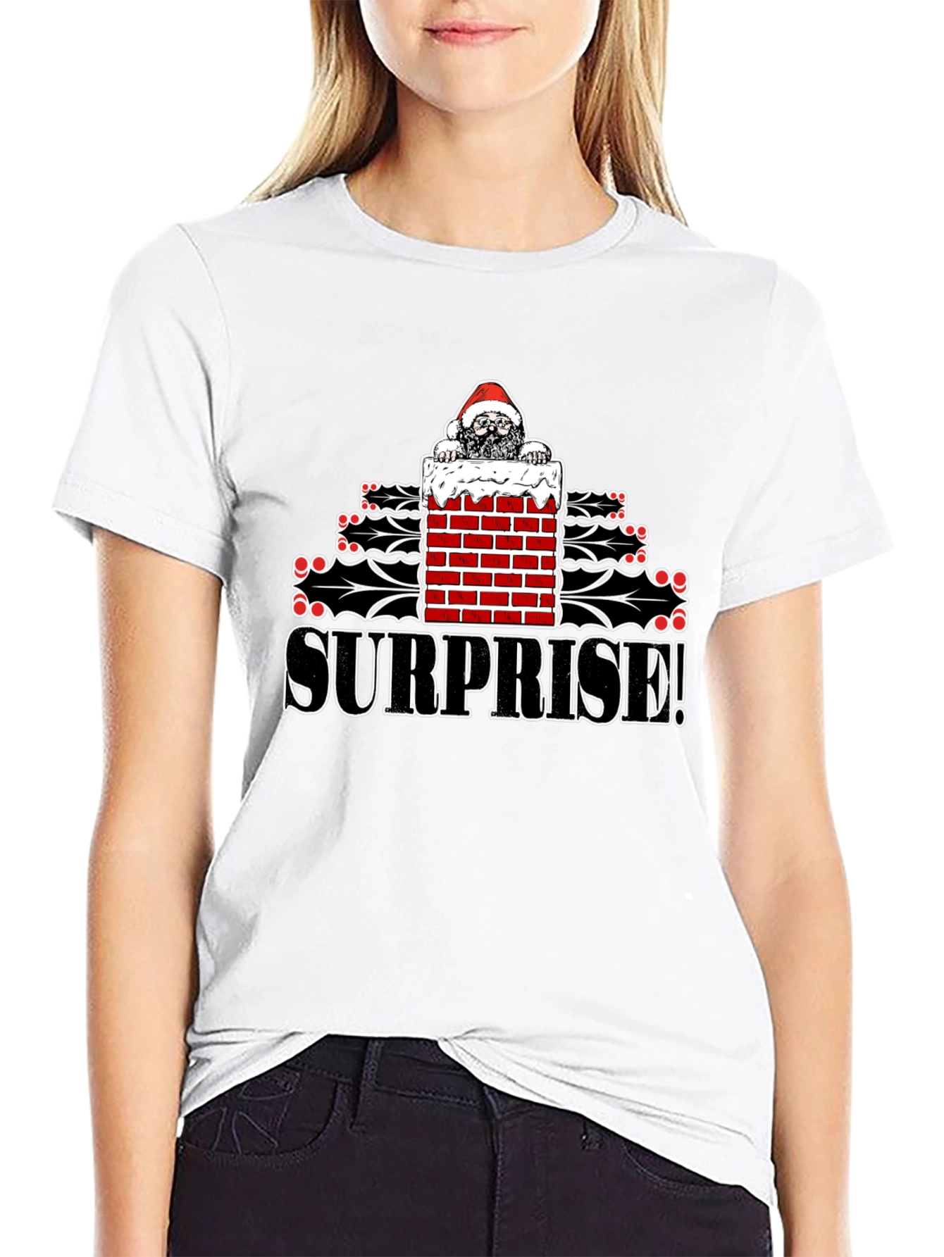 Surprise Santa T-Shirt - Holiday Gift