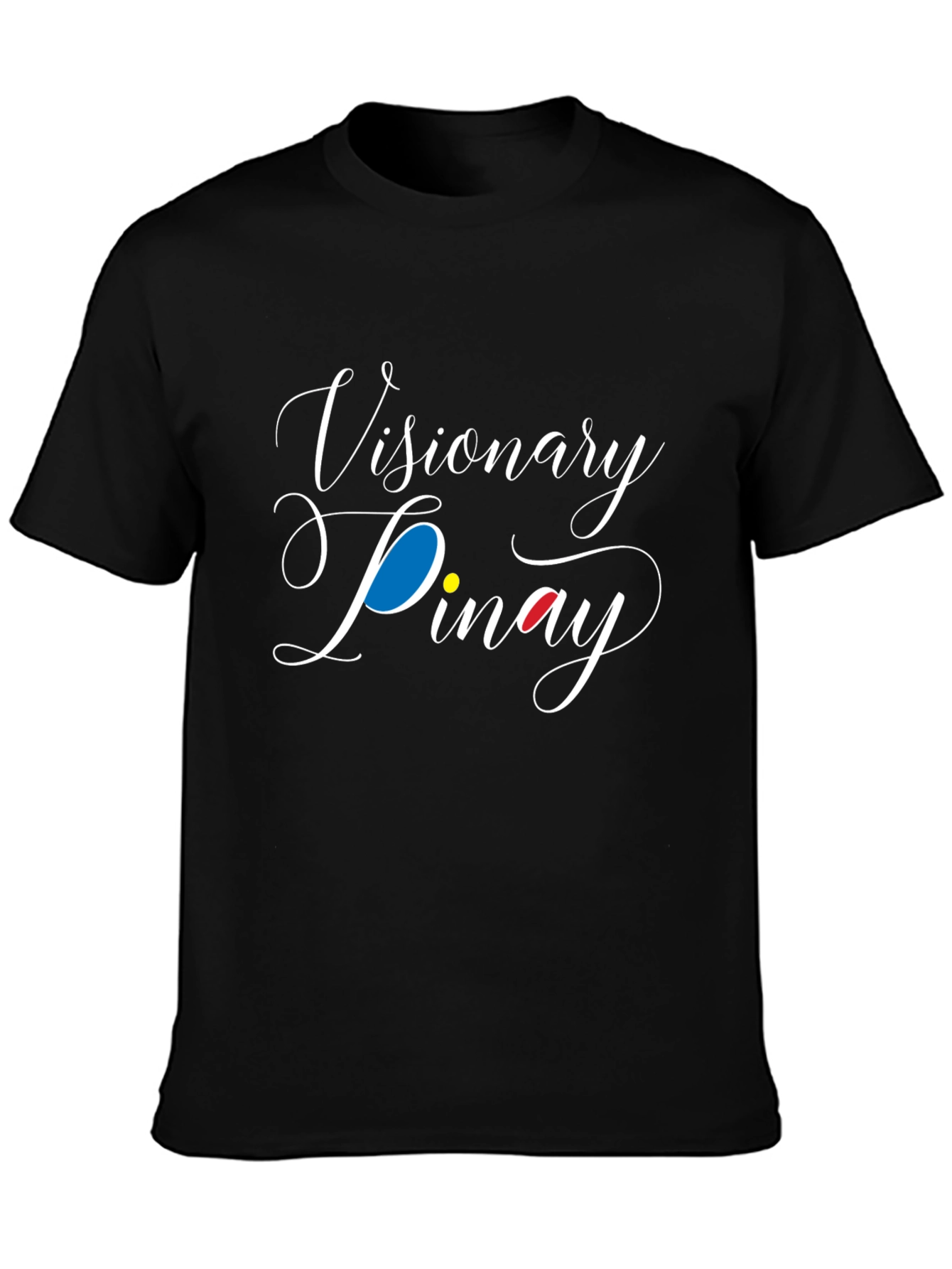 Visionary Pinay Black Graphic T-Shirt