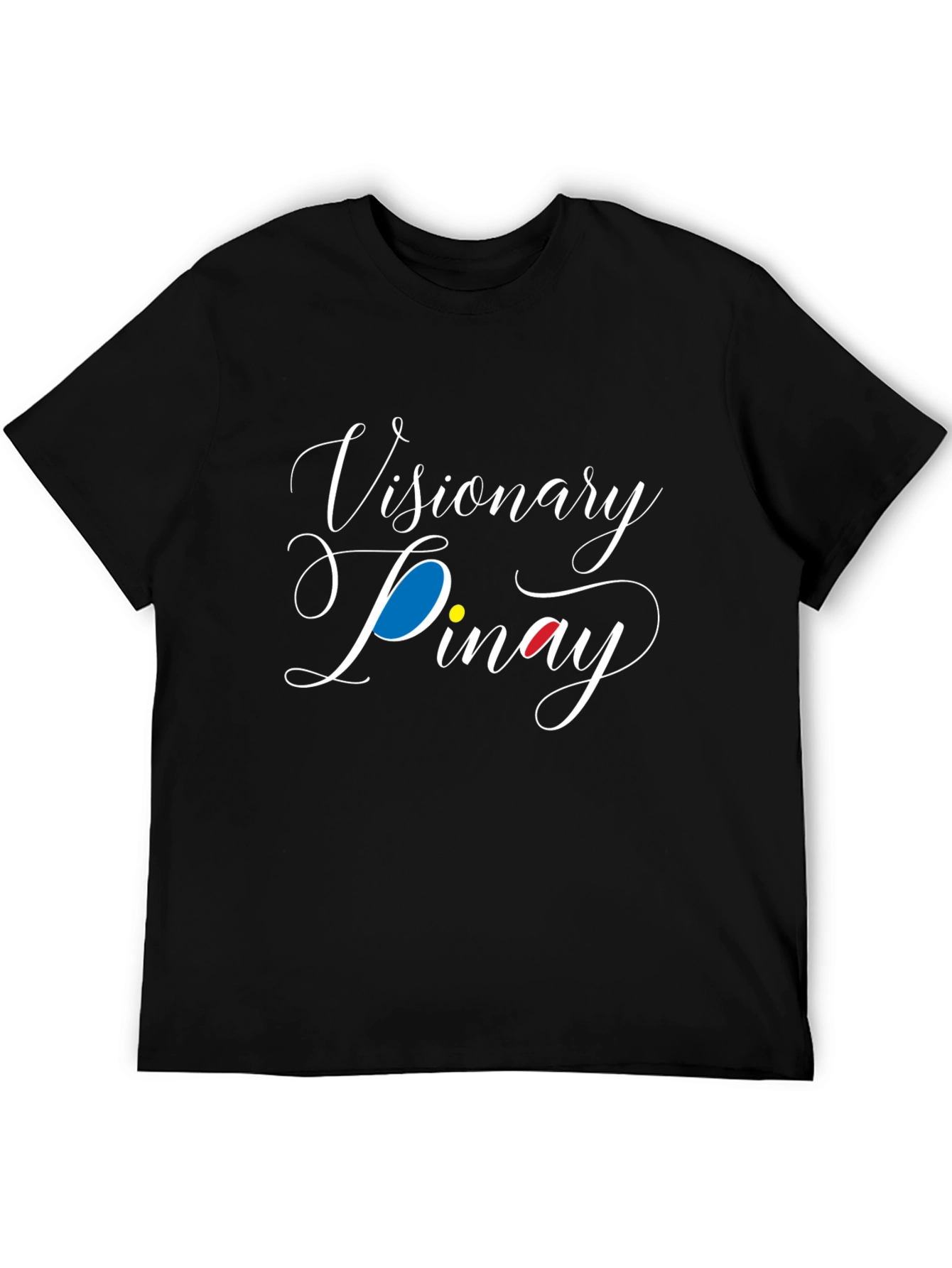 Visionary Pinay Black Graphic T-Shirt