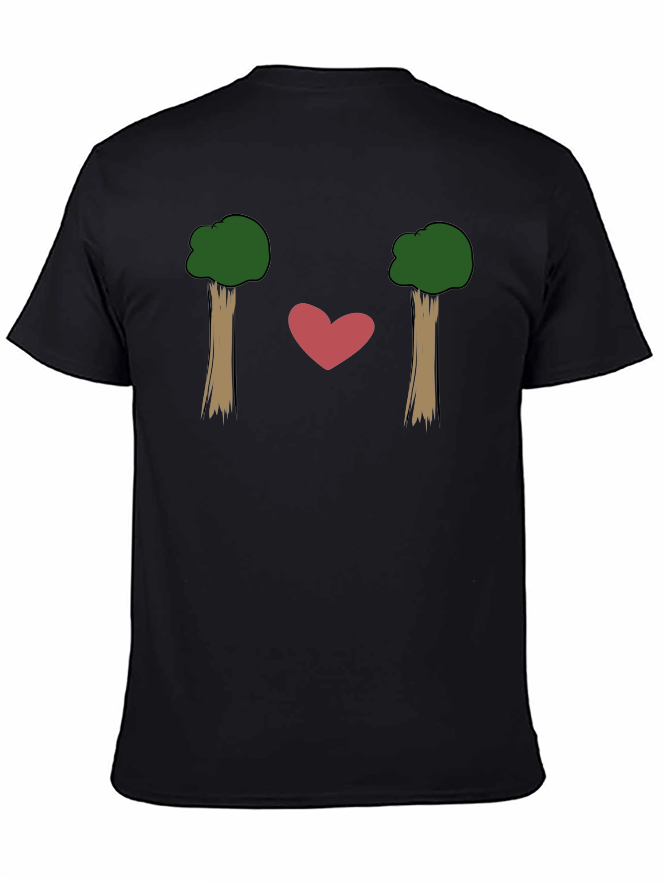 Nature Lover Tree Heart Graphic Tee