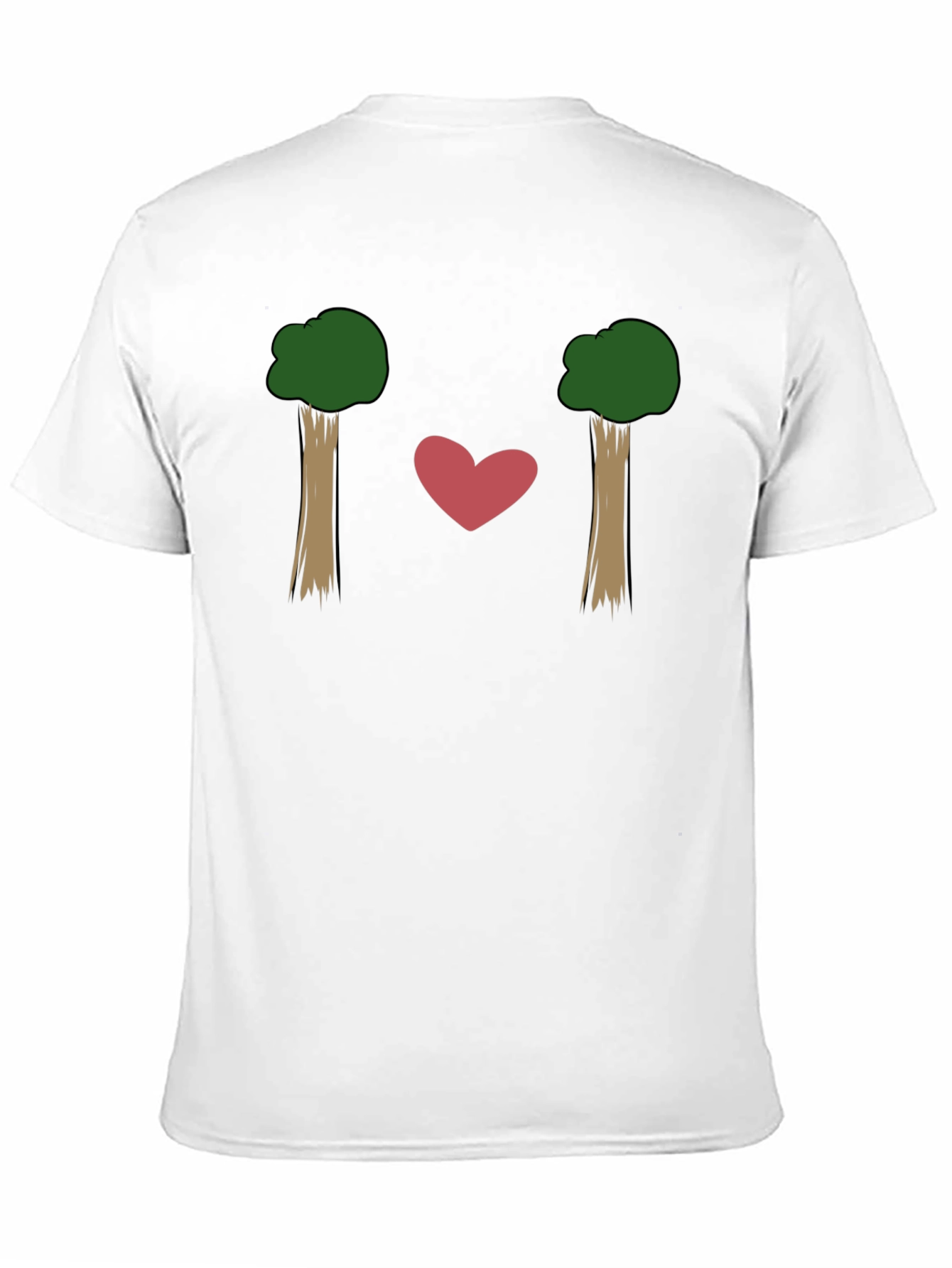 Nature Lover Tree Heart Graphic Tee