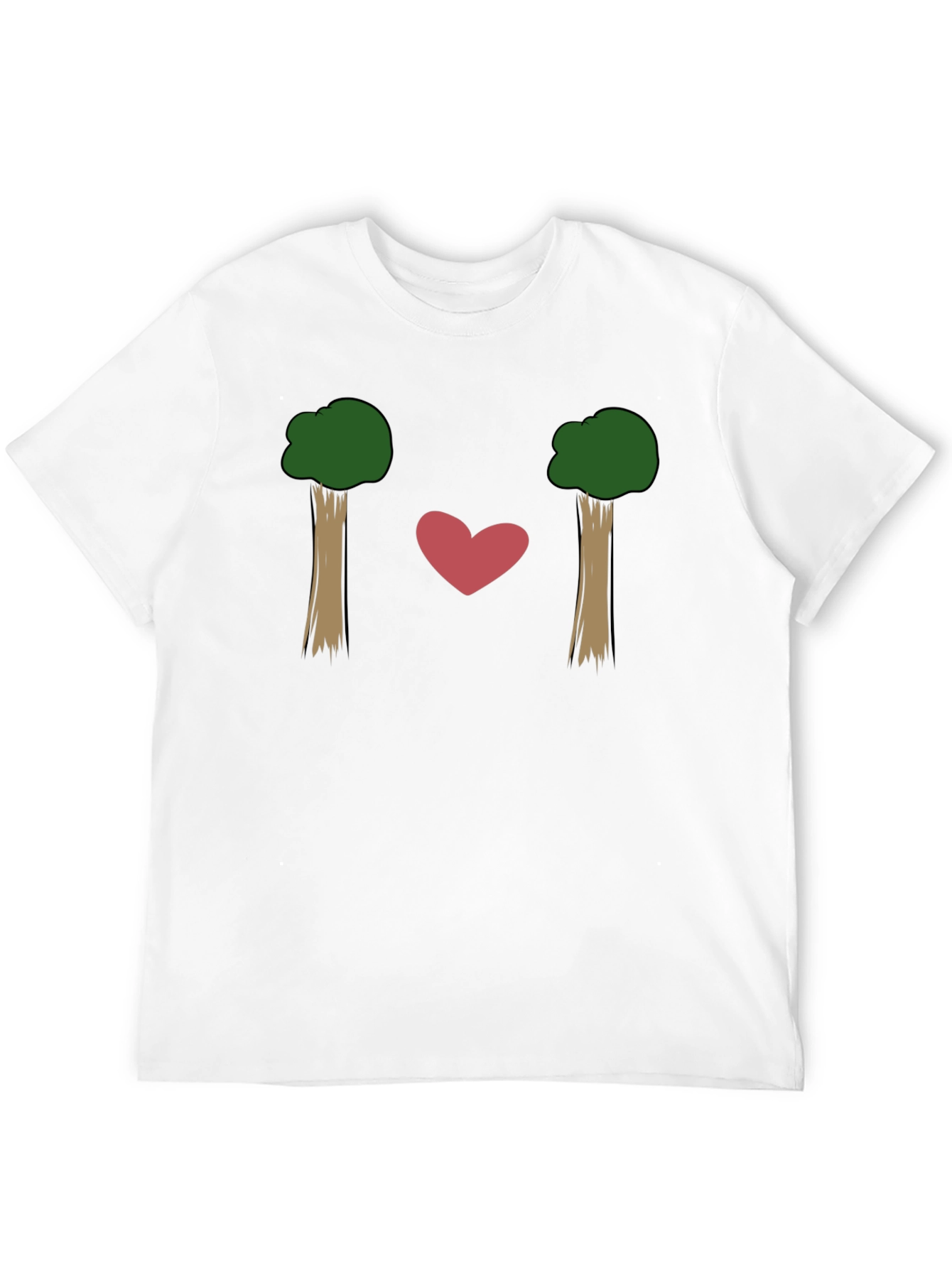 Nature Lover Tree Heart Graphic Tee