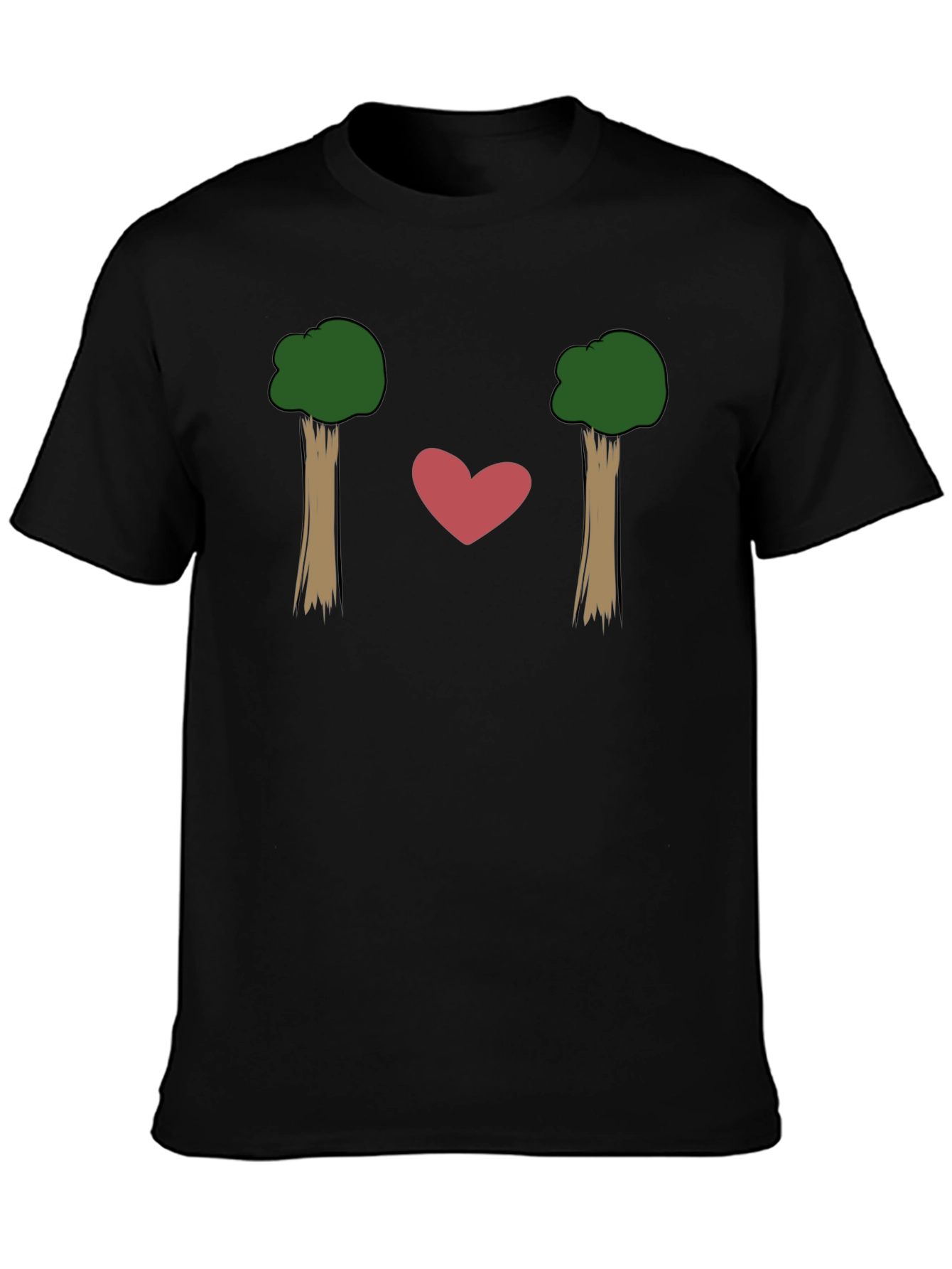 Nature Lover Tree Heart Graphic Tee