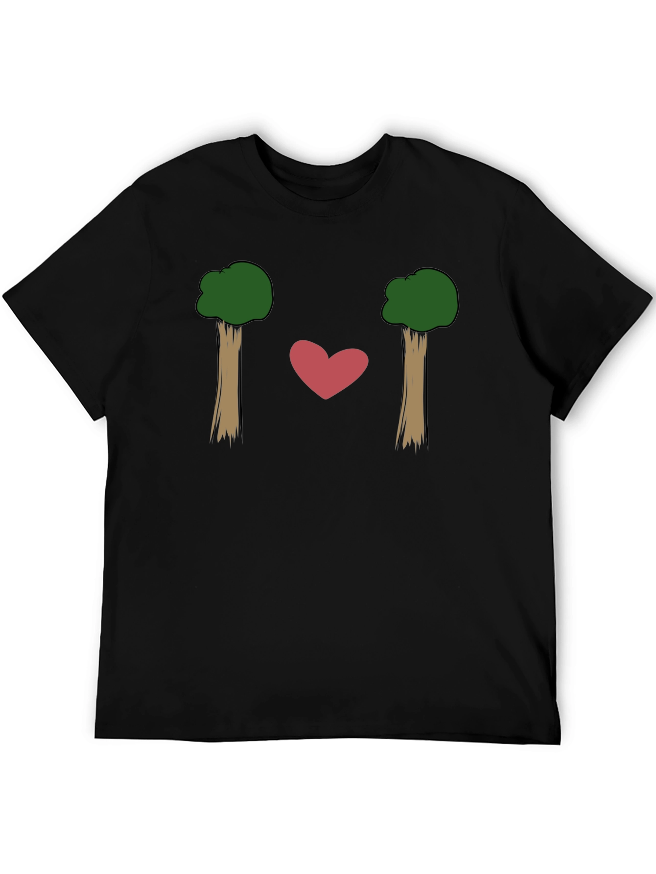 Nature Lover Tree Heart Graphic Tee
