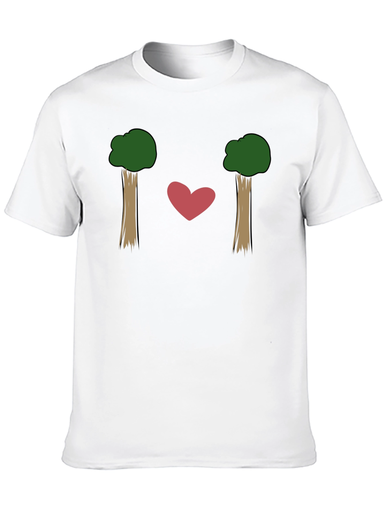 Nature Lover Tree Heart Graphic Tee