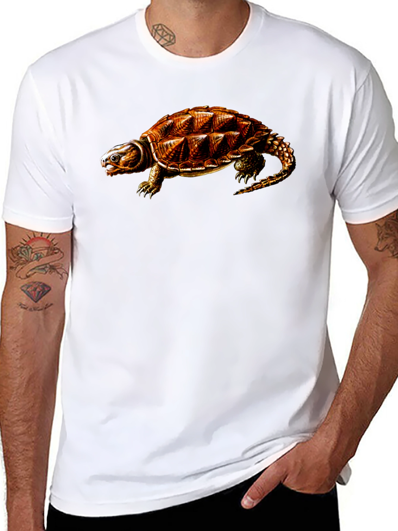 Alligator Snapping Turtle Graphic Tee