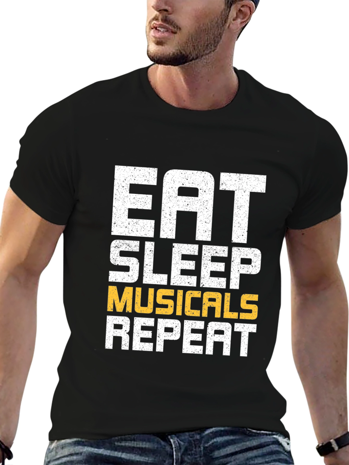 Eat Sleep Musicals Repeat T-Shirt