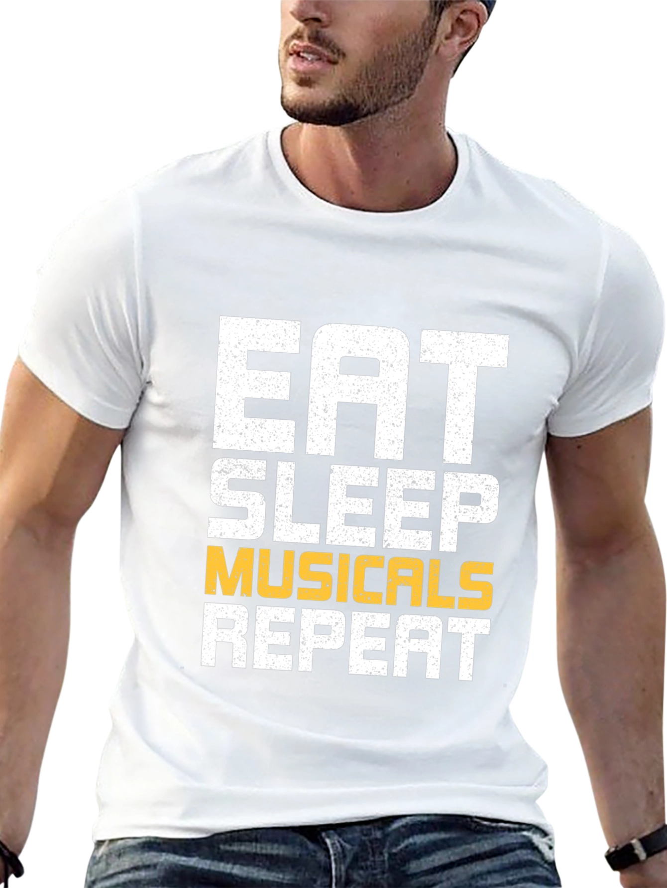 Eat Sleep Musicals Repeat T-Shirt
