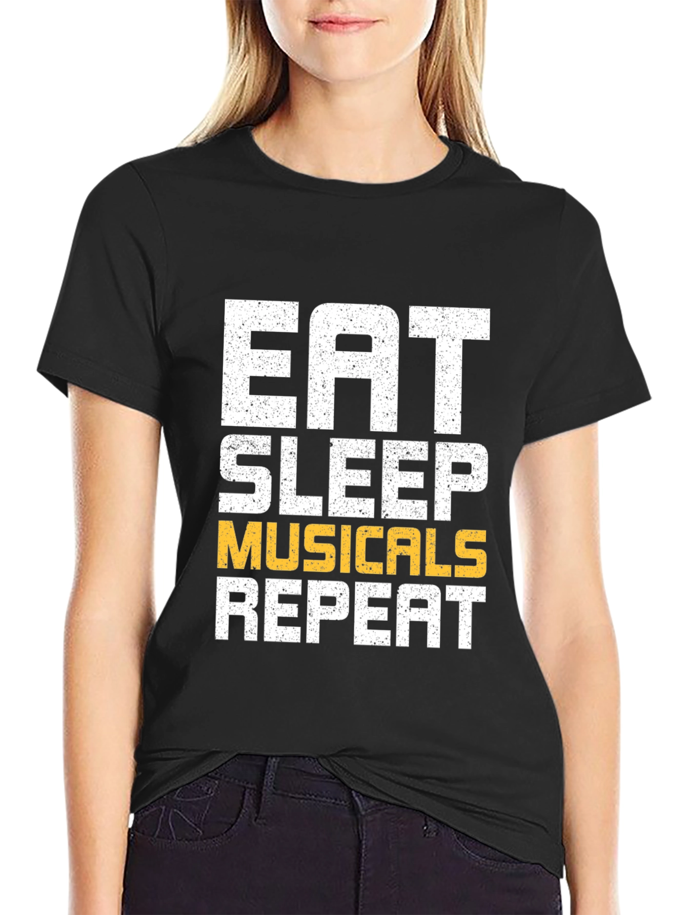 Eat Sleep Musicals Repeat T-Shirt