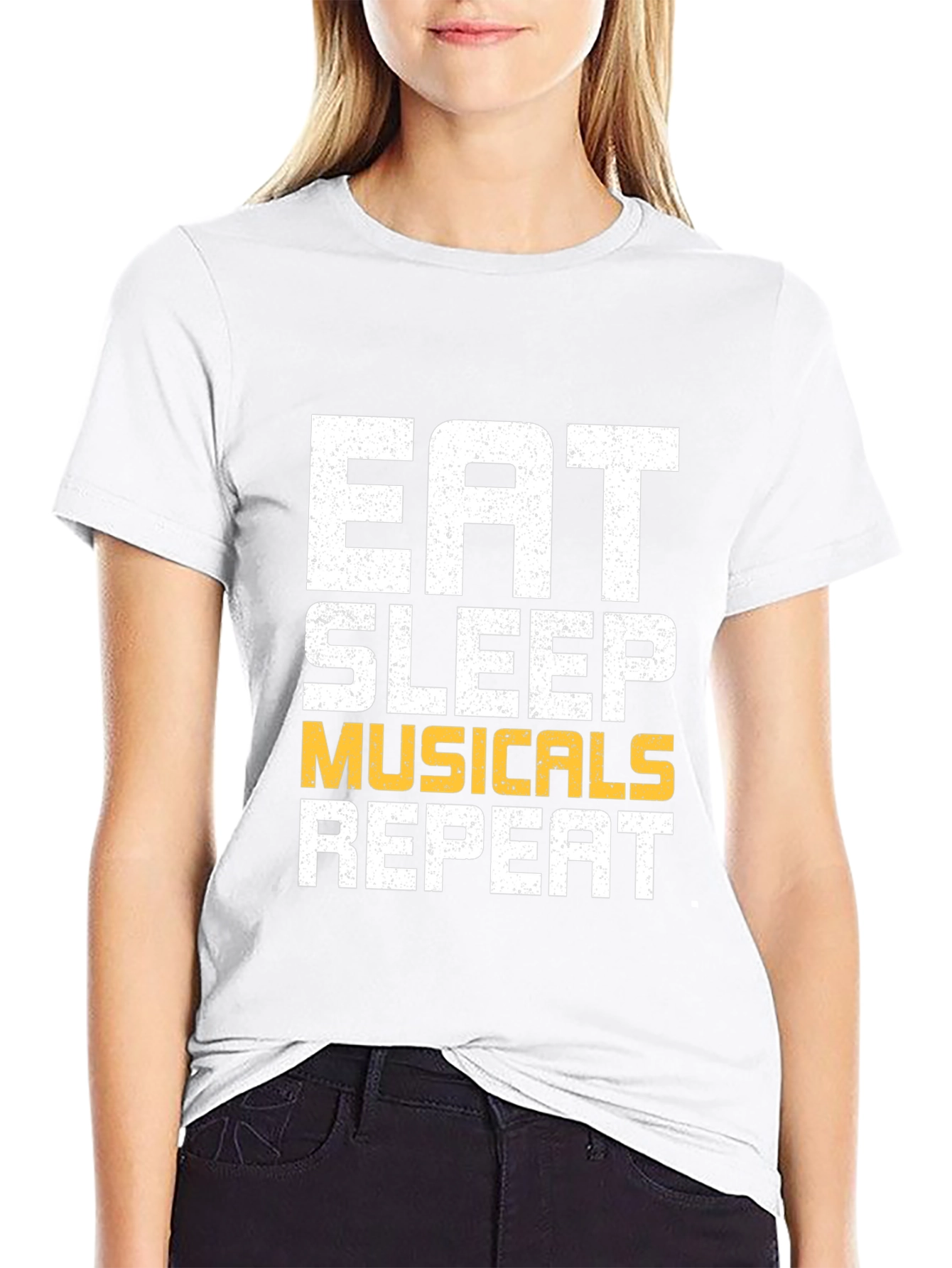 Eat Sleep Musicals Repeat T-Shirt