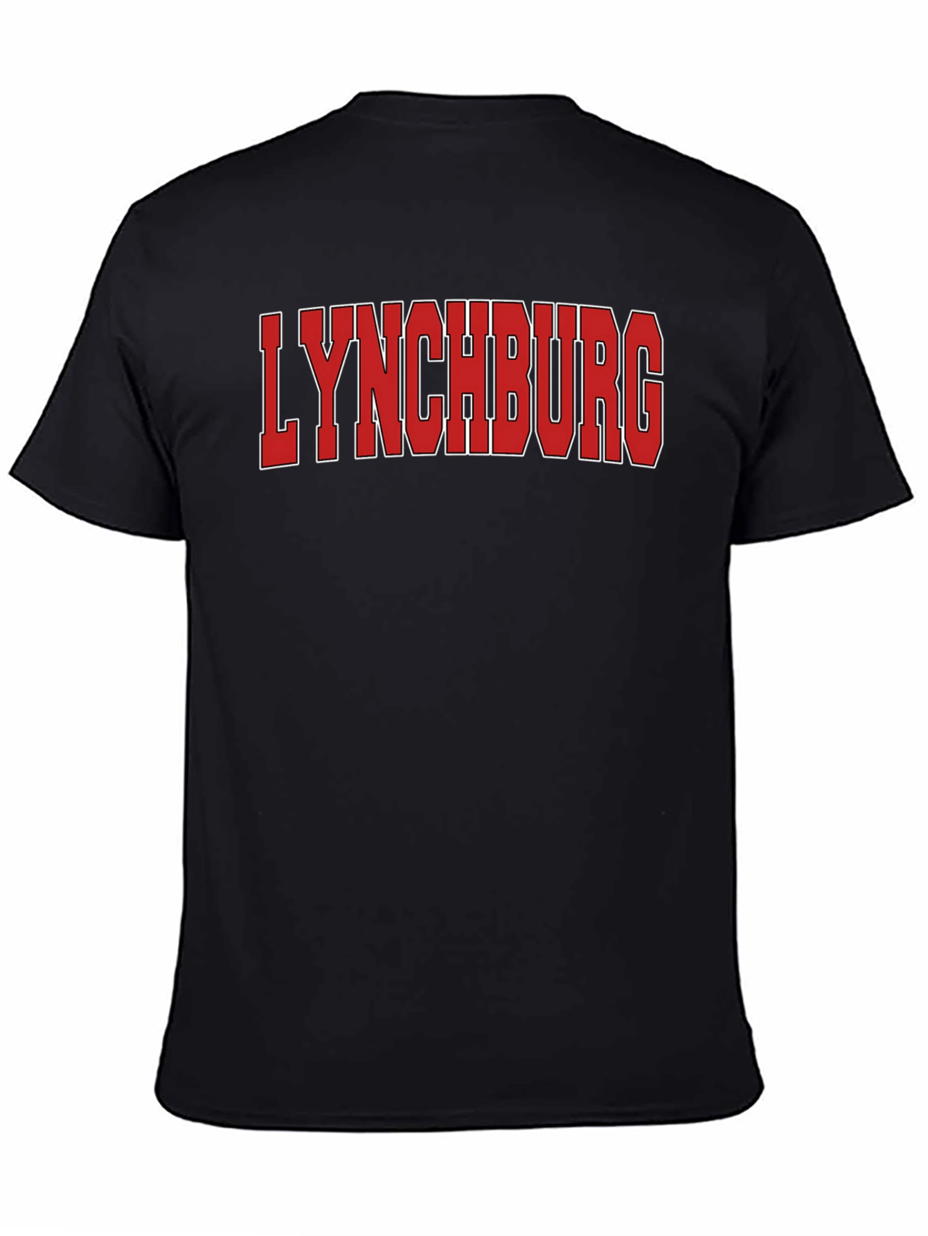 Lynchburg T-Shirt - Bold Red Lettering