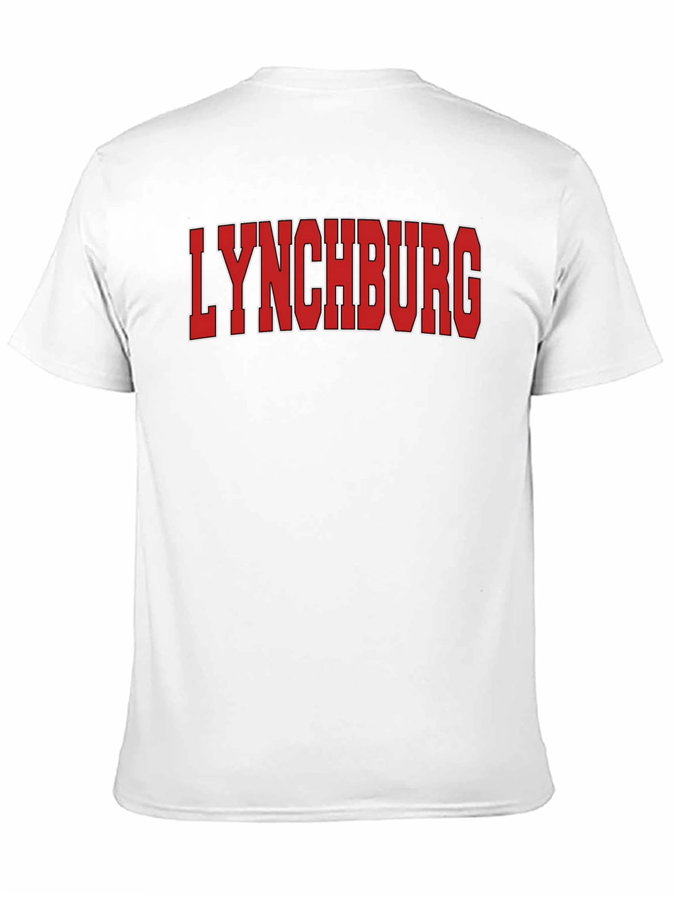 Lynchburg T-Shirt - Bold Red Lettering