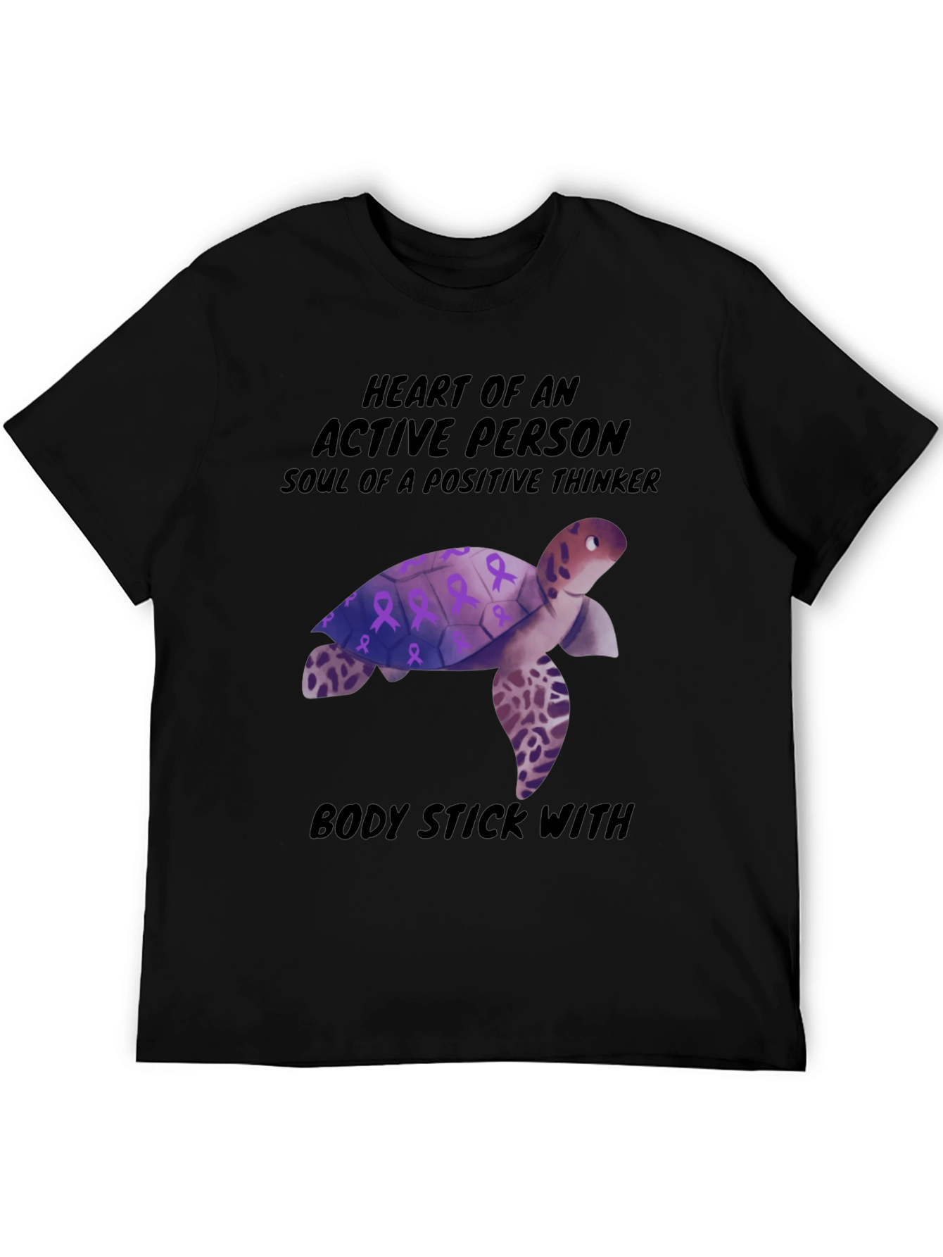 Turtle T-Shirt: Heart of An Active Person