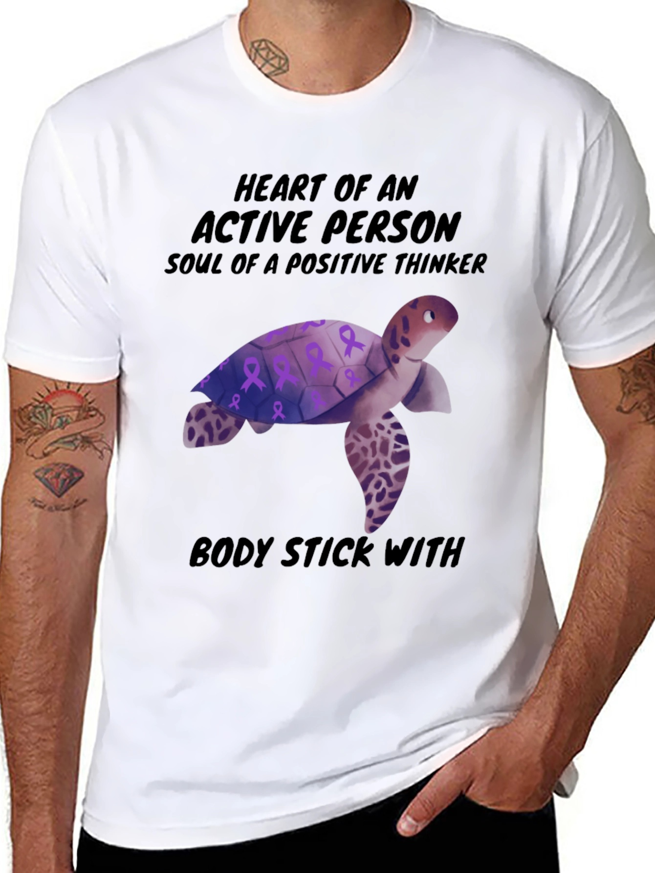 Turtle T-Shirt: Heart of An Active Person