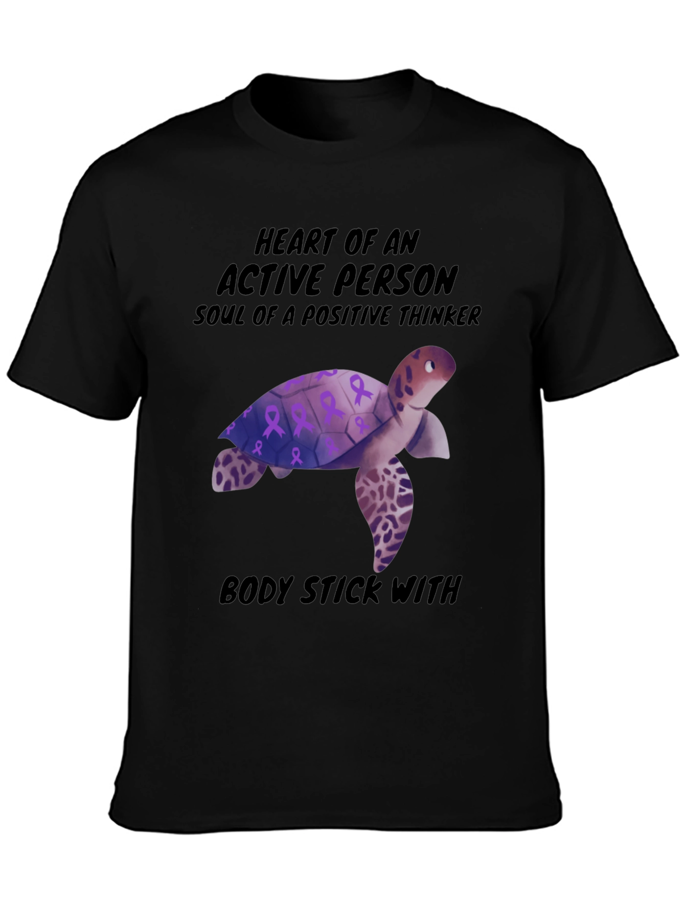 Turtle T-Shirt: Heart of An Active Person
